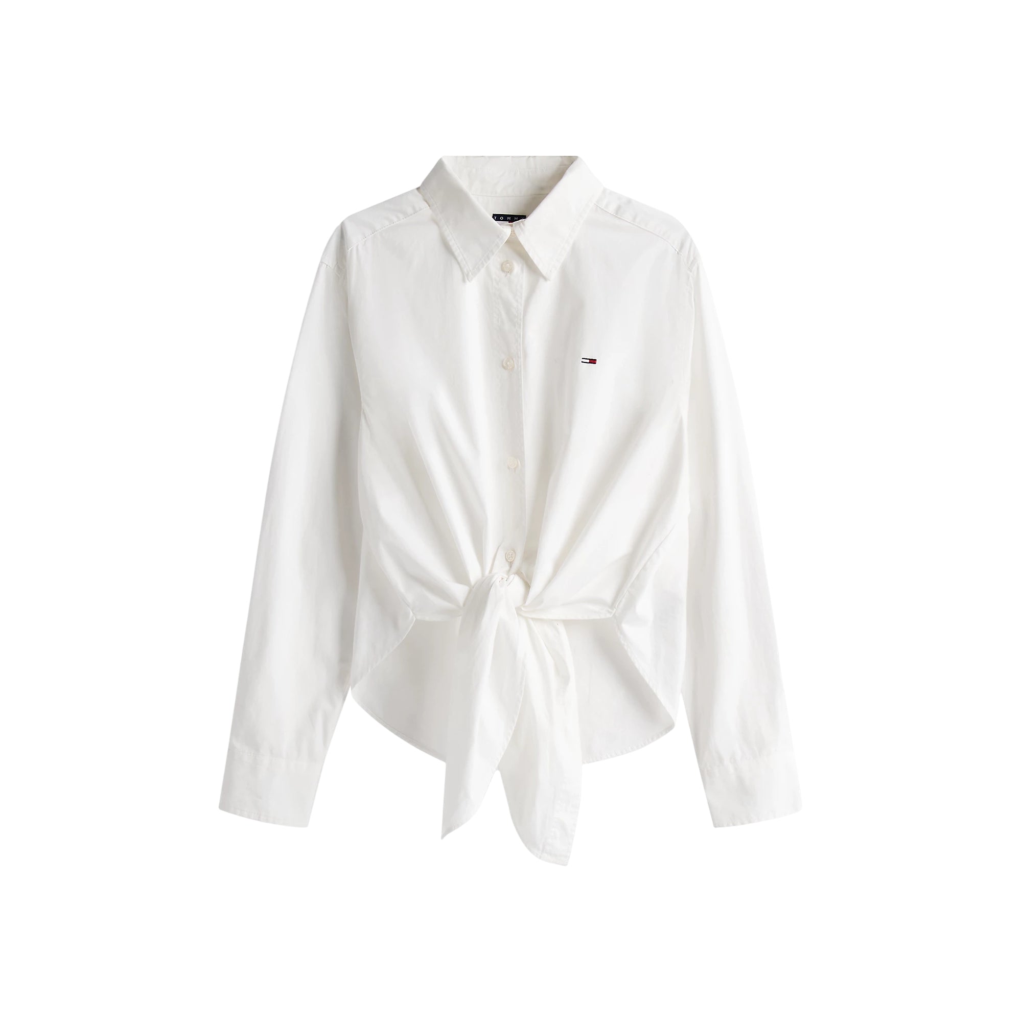Camicia Donna in cotone, con logo e fiocco frontale