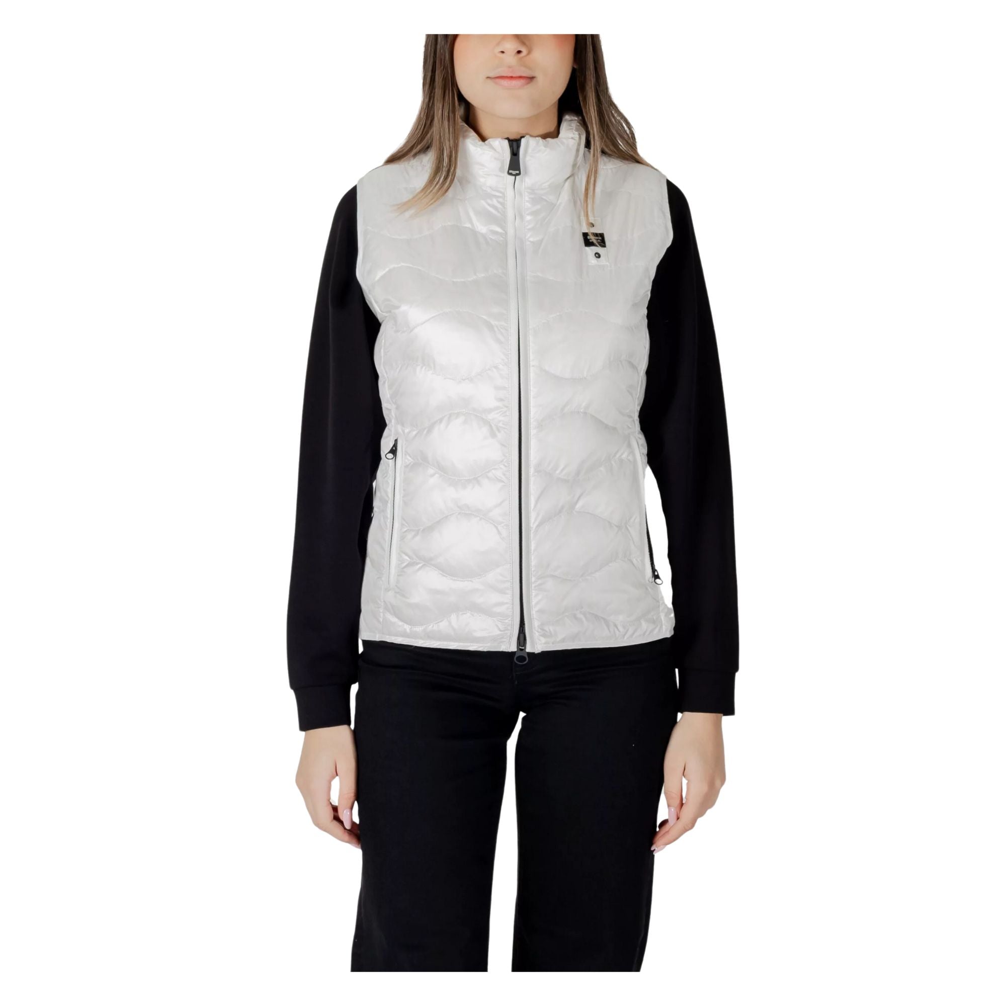 Gilet Donna con zip frontali ed imbottitura in piumino d'anatra