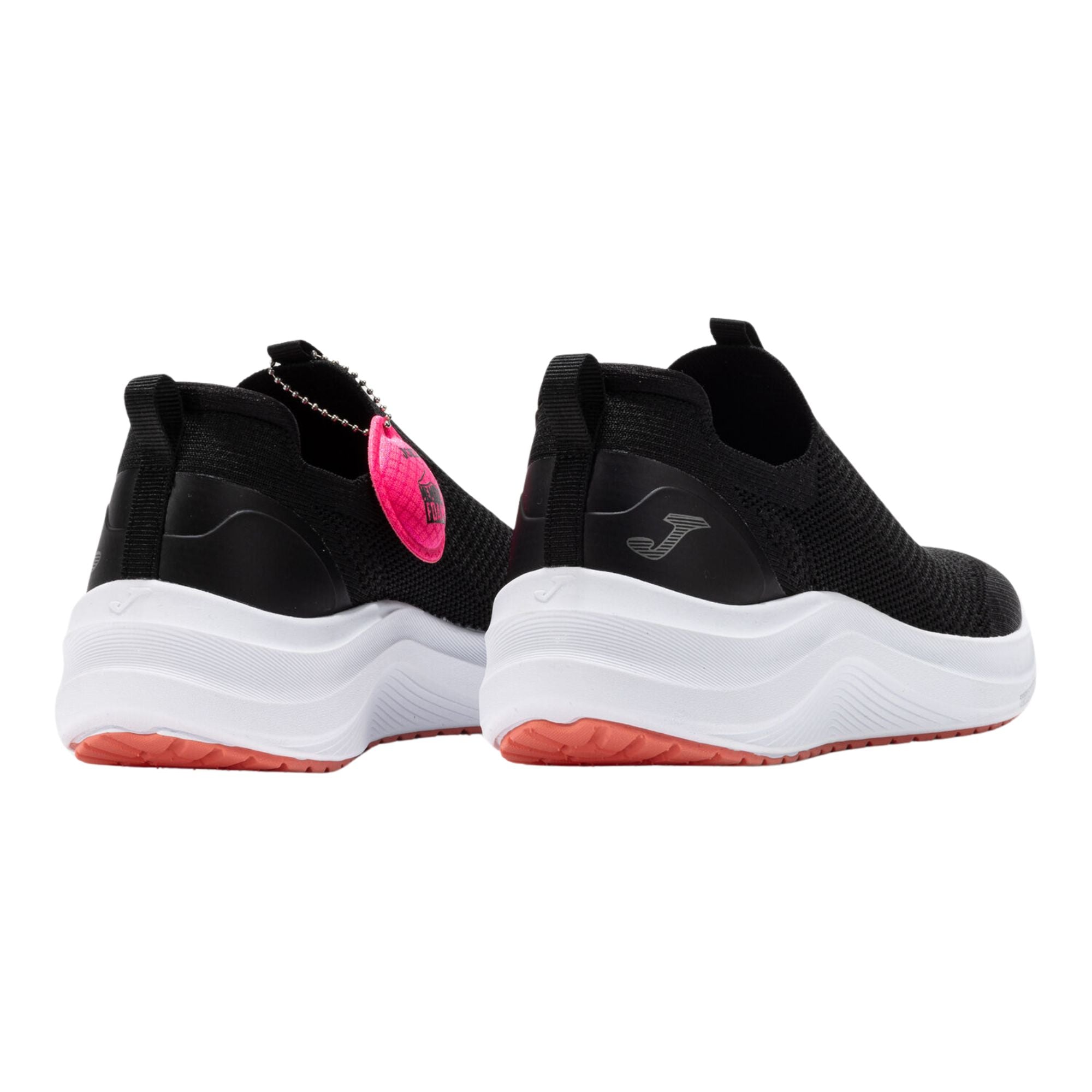 Sneakers Donna Lady25 senza lacci Nero retro