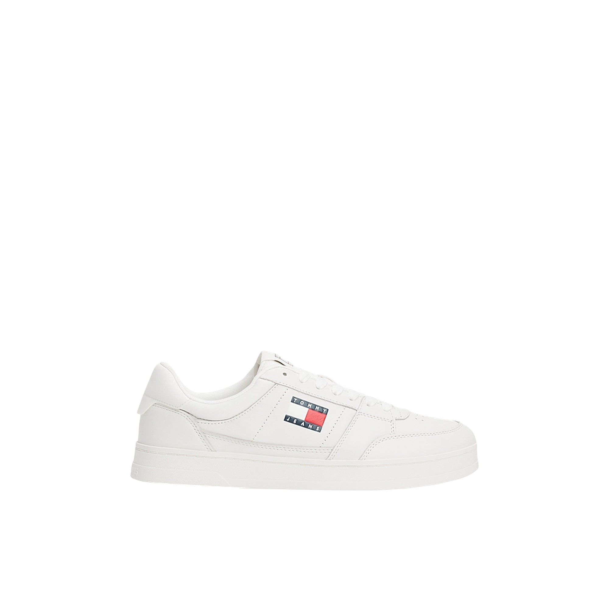 Sneakers Uomo Greenwich con tomaia in pelle e logo laterale a contrasto