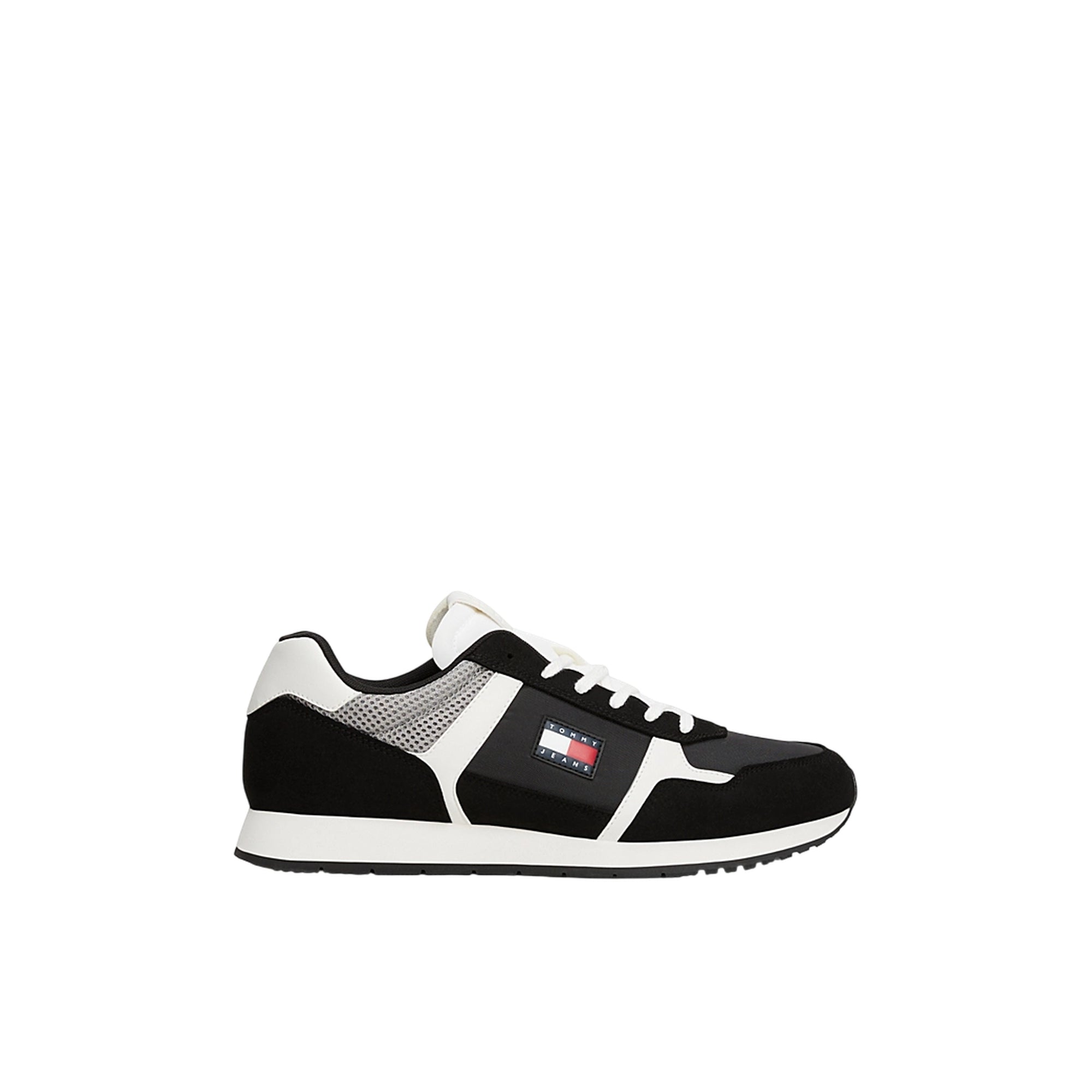 Sneakers Uomo con lacci e logo iconico laterale a contrasto ed inserti traspiranti