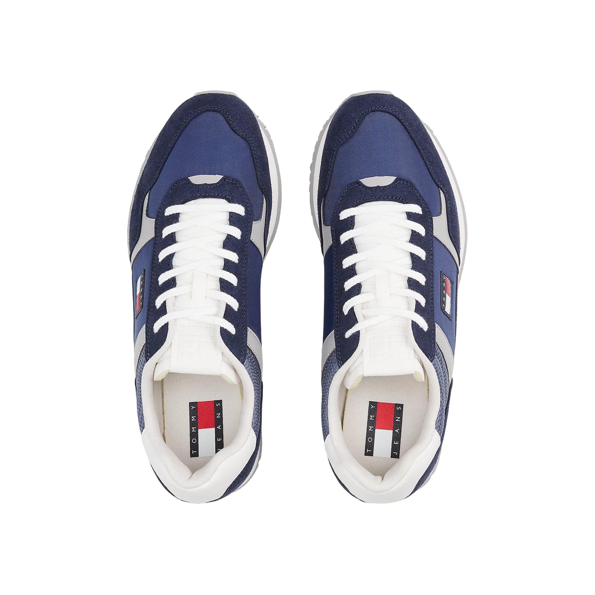 Sneakers Uomo con lacci e logo iconico laterale a contrasto