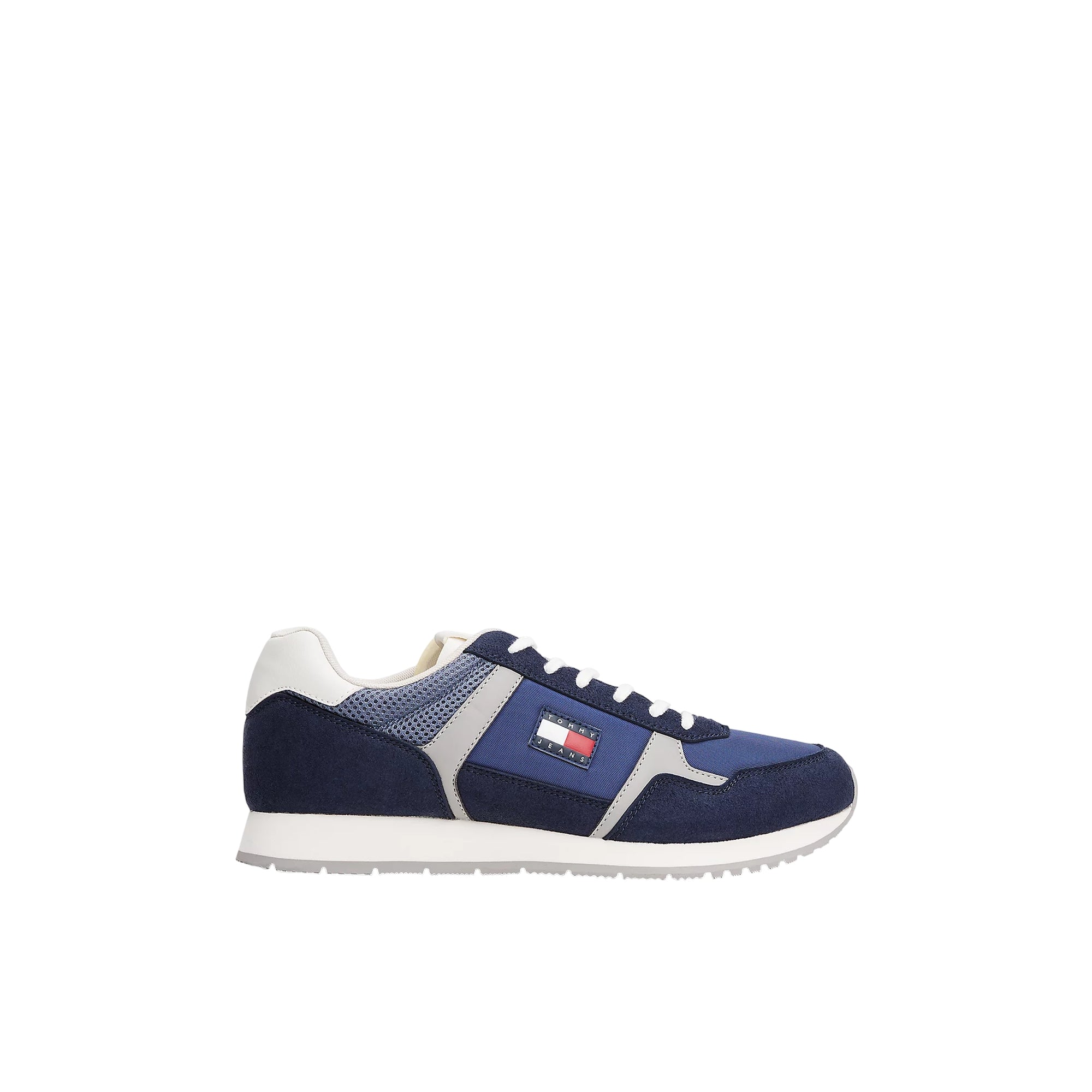 Sneakers Uomo con lacci e logo iconico laterale a contrasto