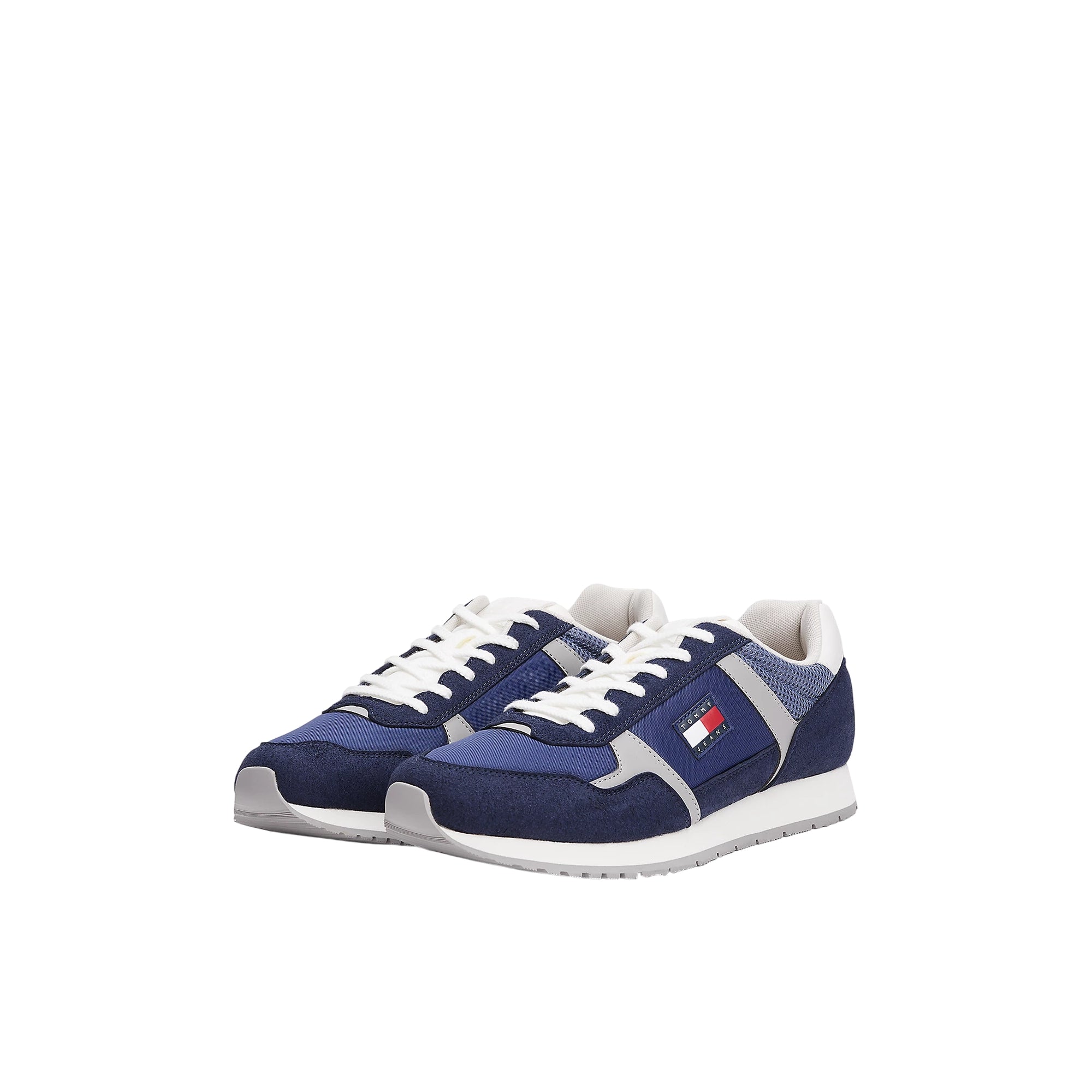 Sneakers Uomo con lacci e logo iconico laterale a contrasto
