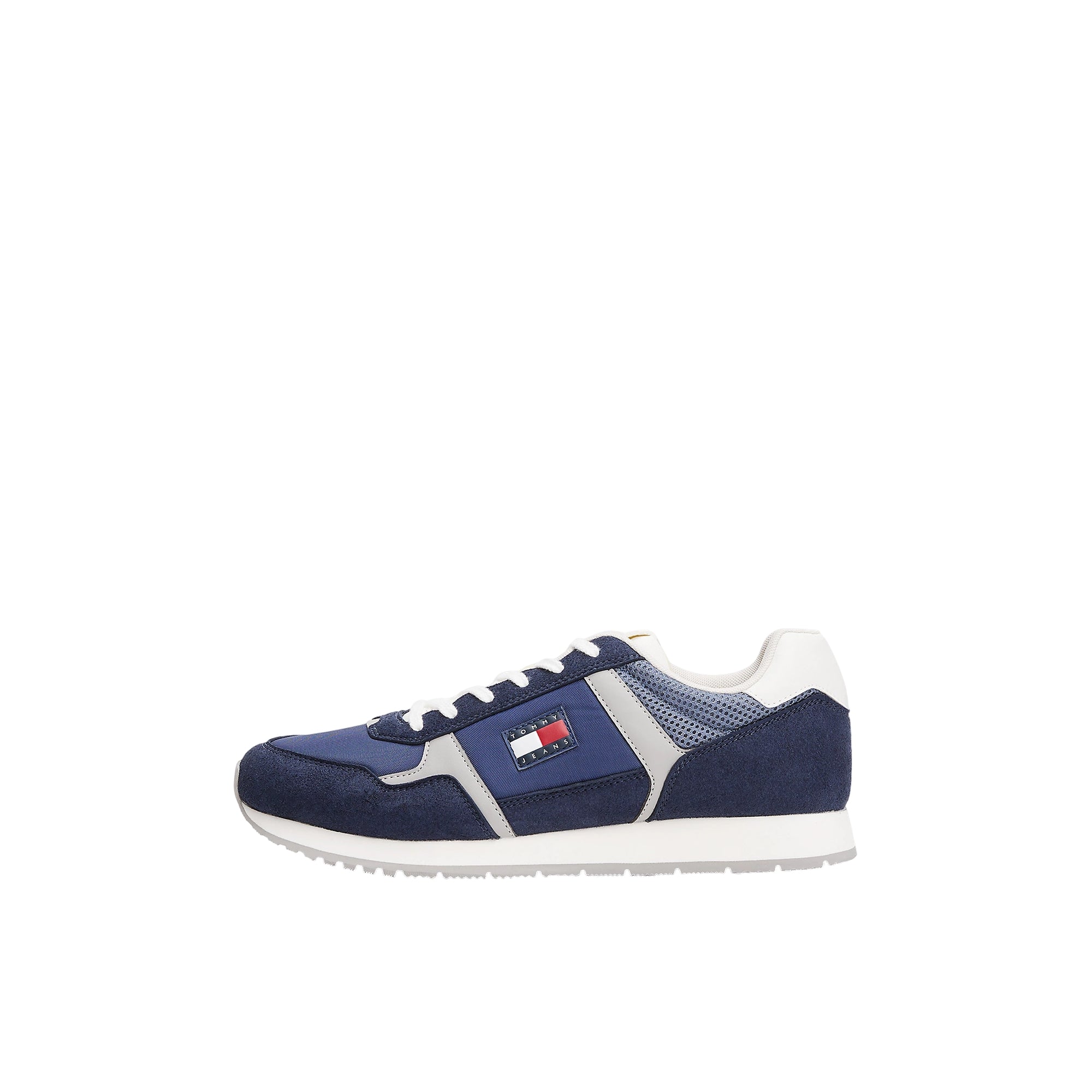 Sneakers Uomo con lacci e logo iconico laterale a contrasto