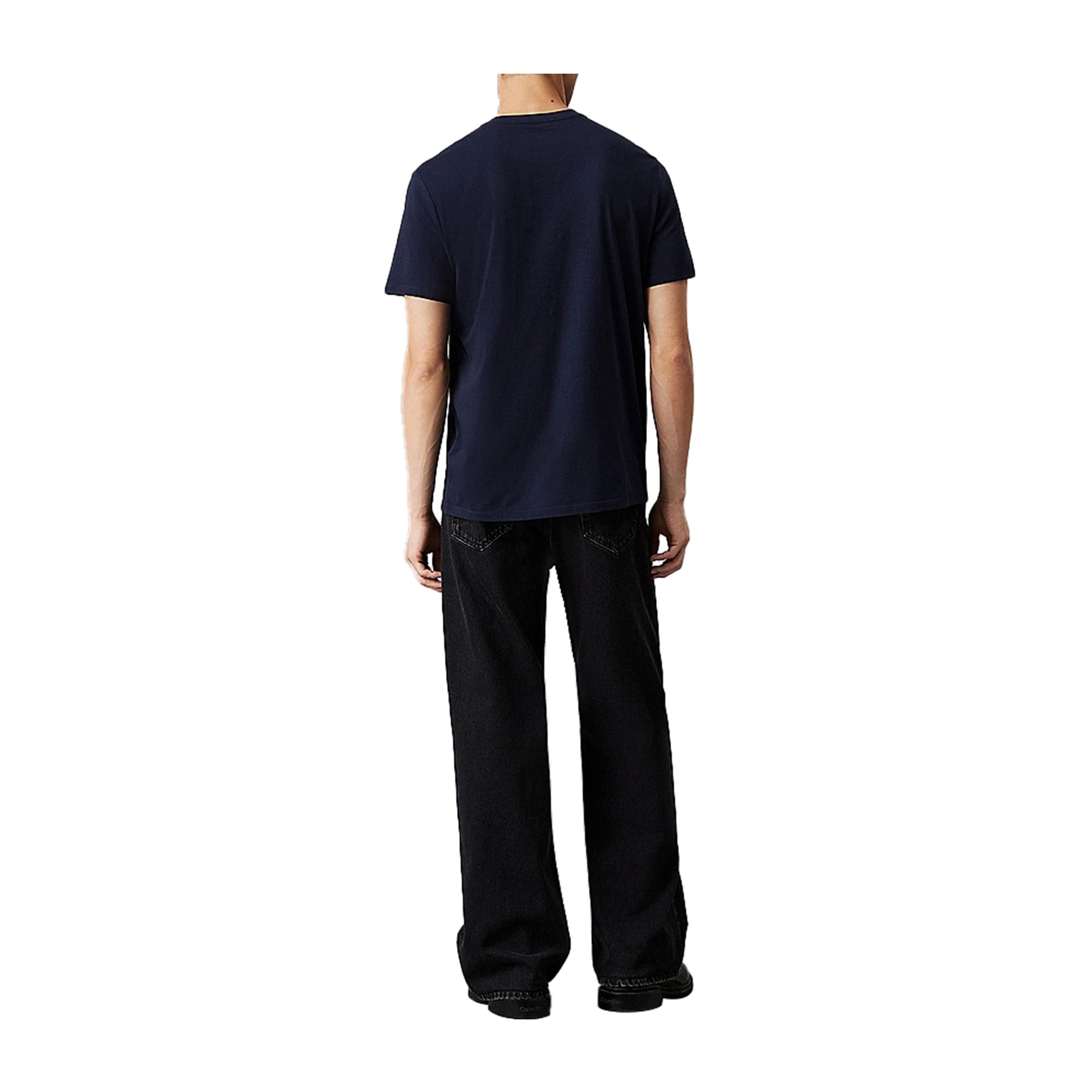 T-shirt Uomo con monogramma Blu navy