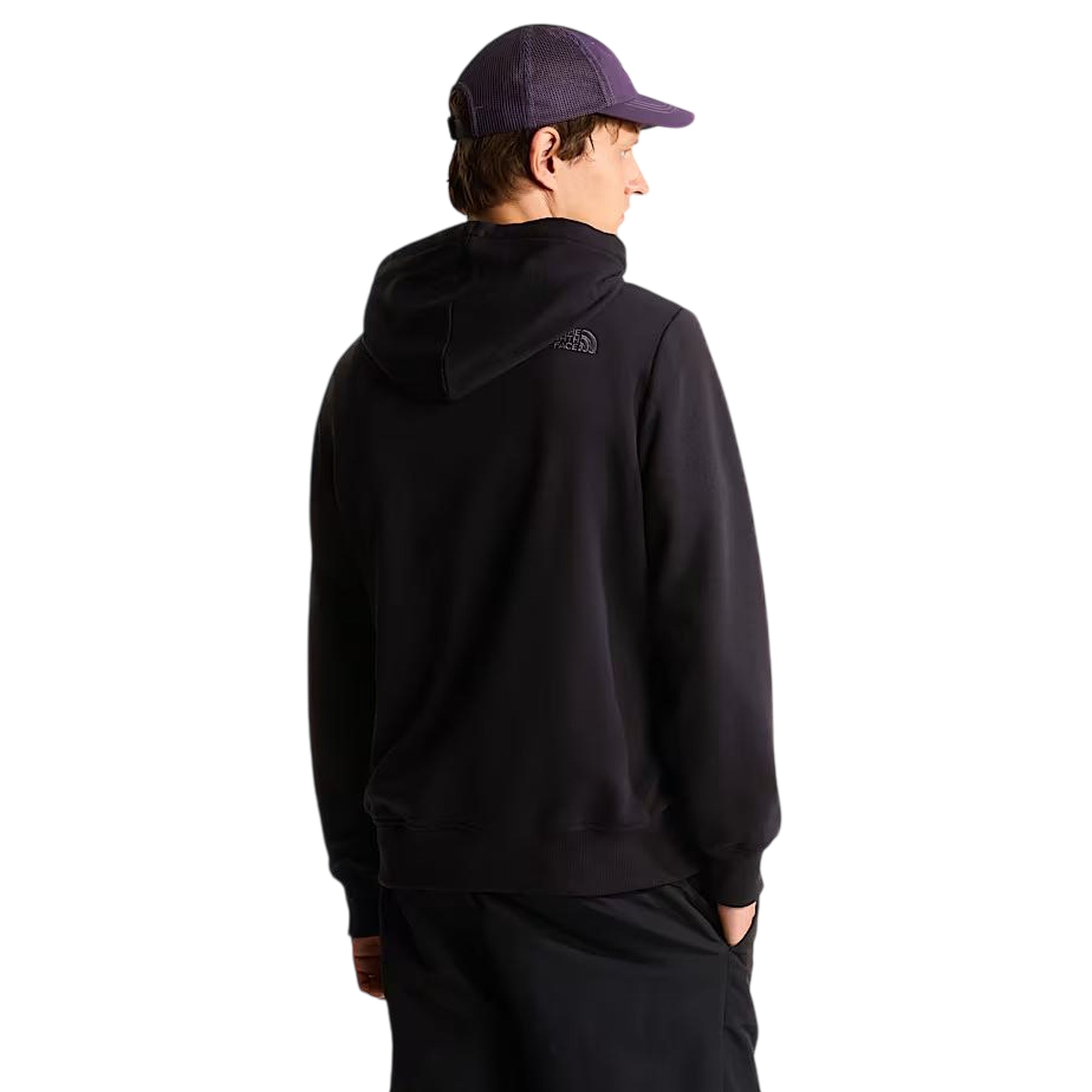 Felpa Uomo Drew Peak Light Nera con logo