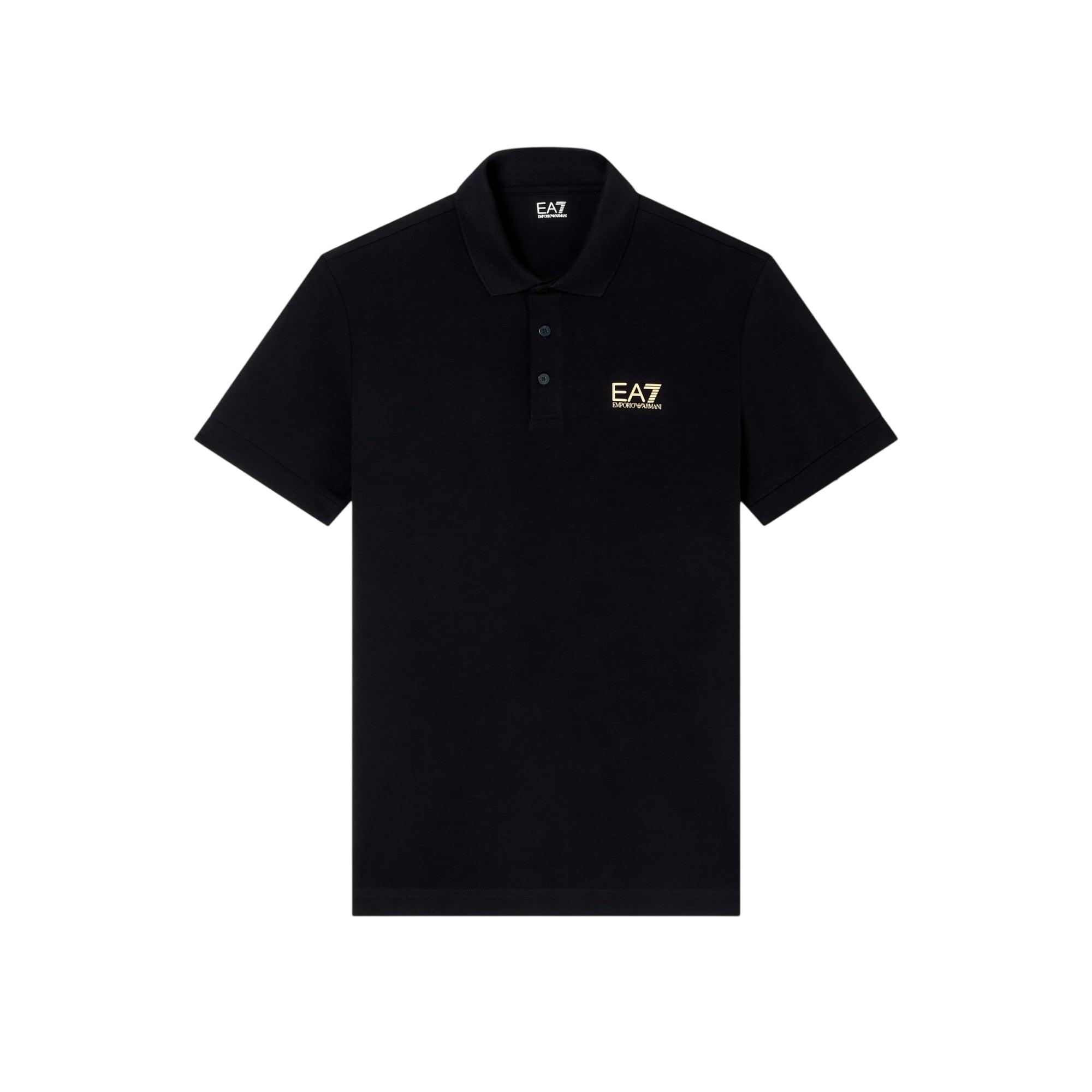 Polo Uomo Slim Logo Core Identity Nera