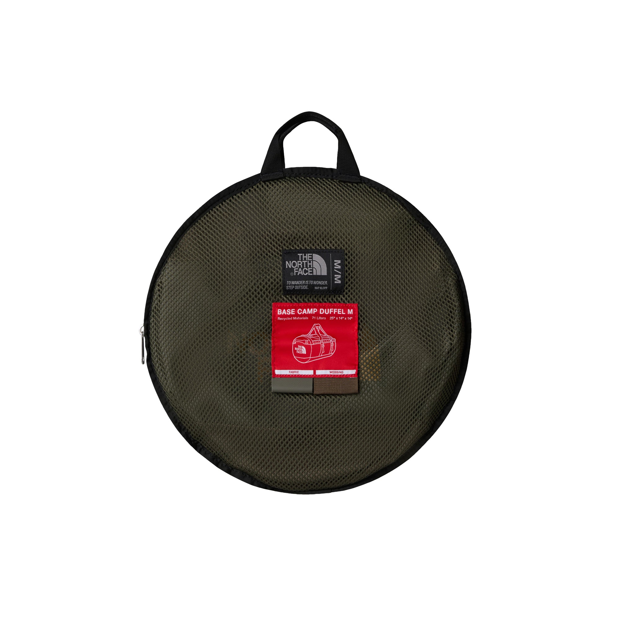 Borsone Unisex Base Camp Duffel M con spallacci regolabili ed una capienza di 71 litri
