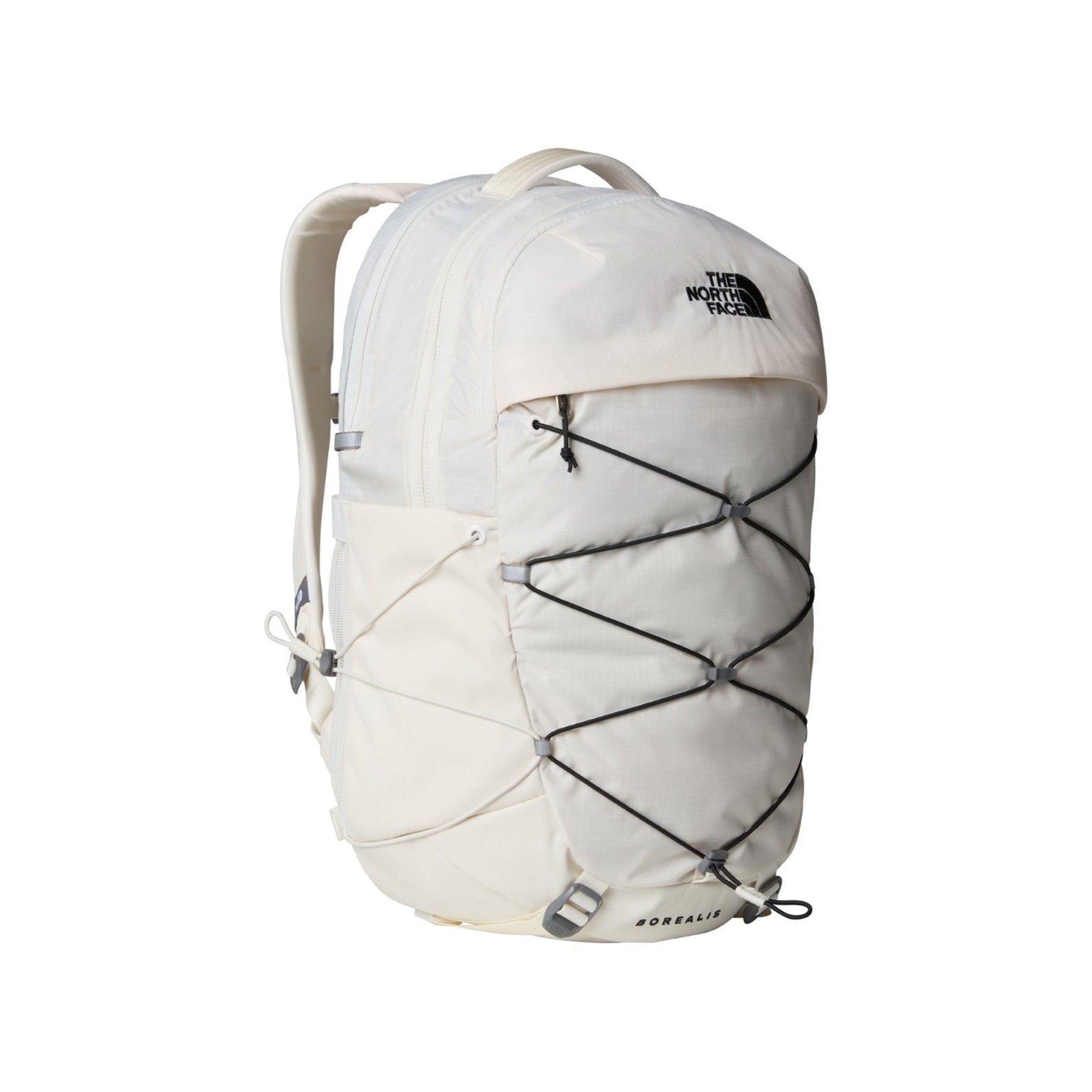 Zaino Unisex Borealis, Bianco, con logo ricamato e tasca per laptop