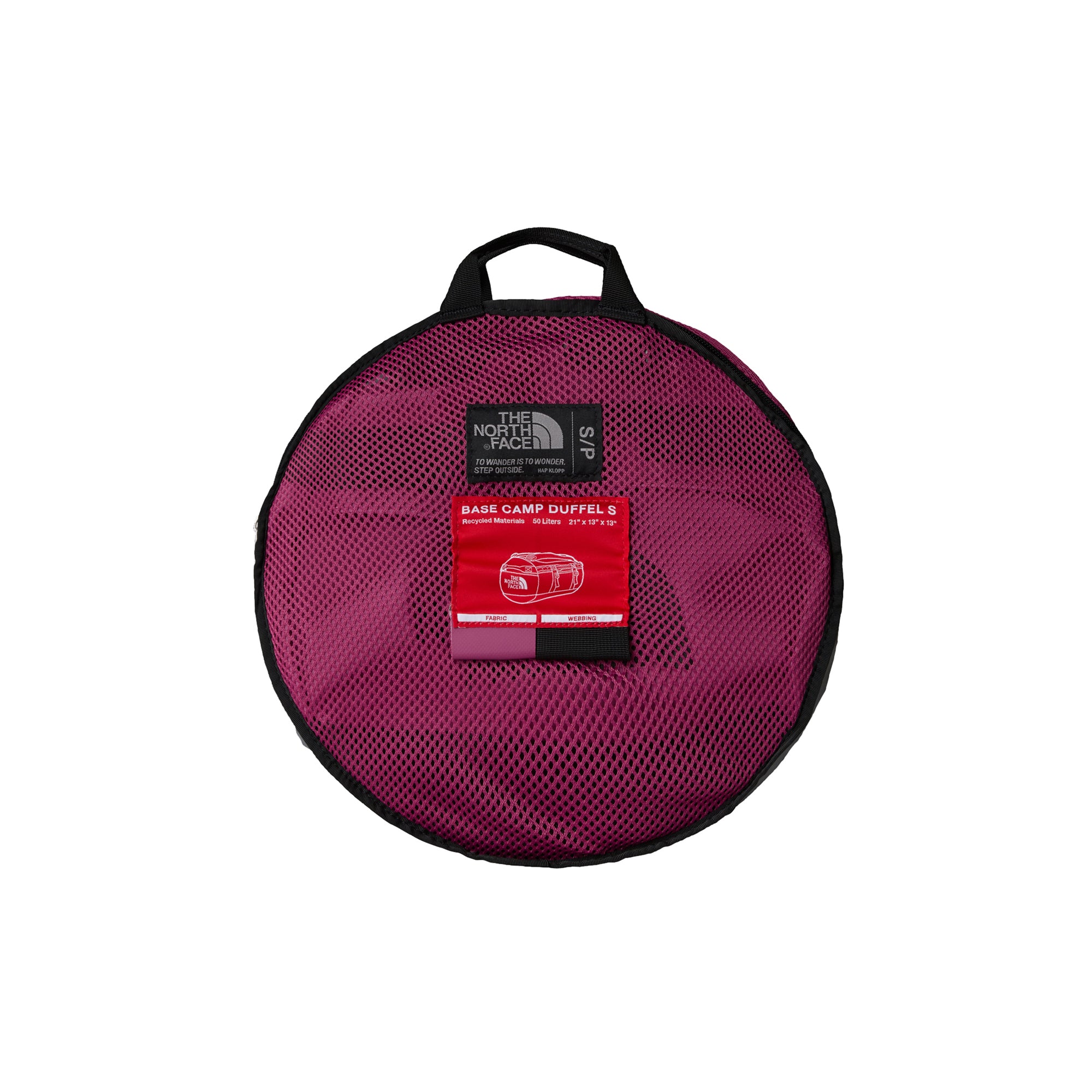 Borsone Base Camp Duffel S Viola, con spallacci regolabili