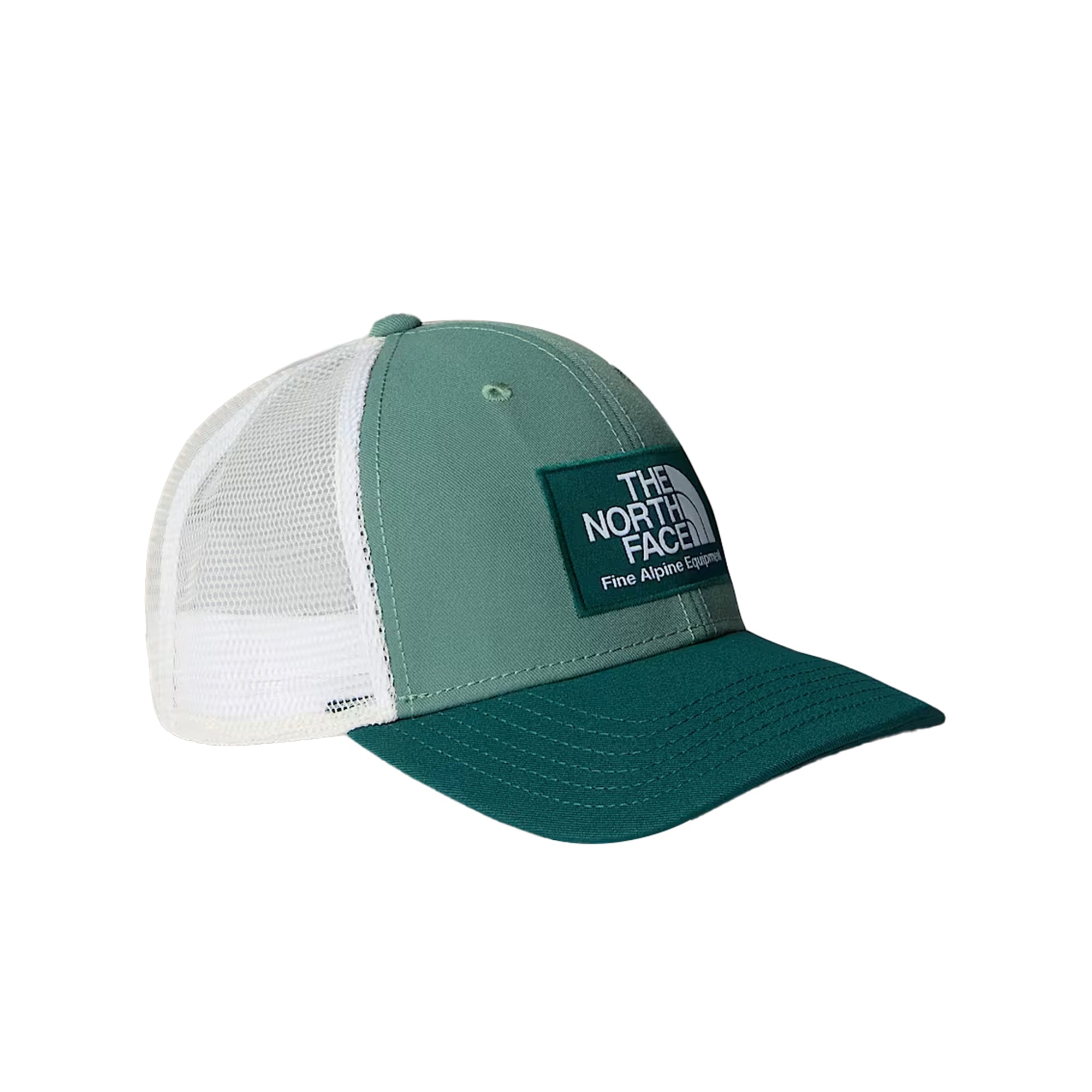 Verde con pannelli in rete e logo frontale