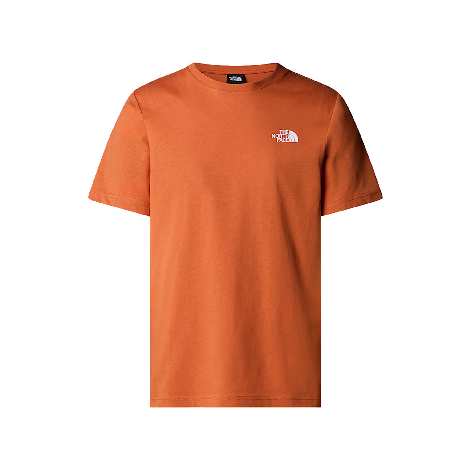 T-shirt Uomo a girocollo, con manche corte e box logo nero sulla schiena