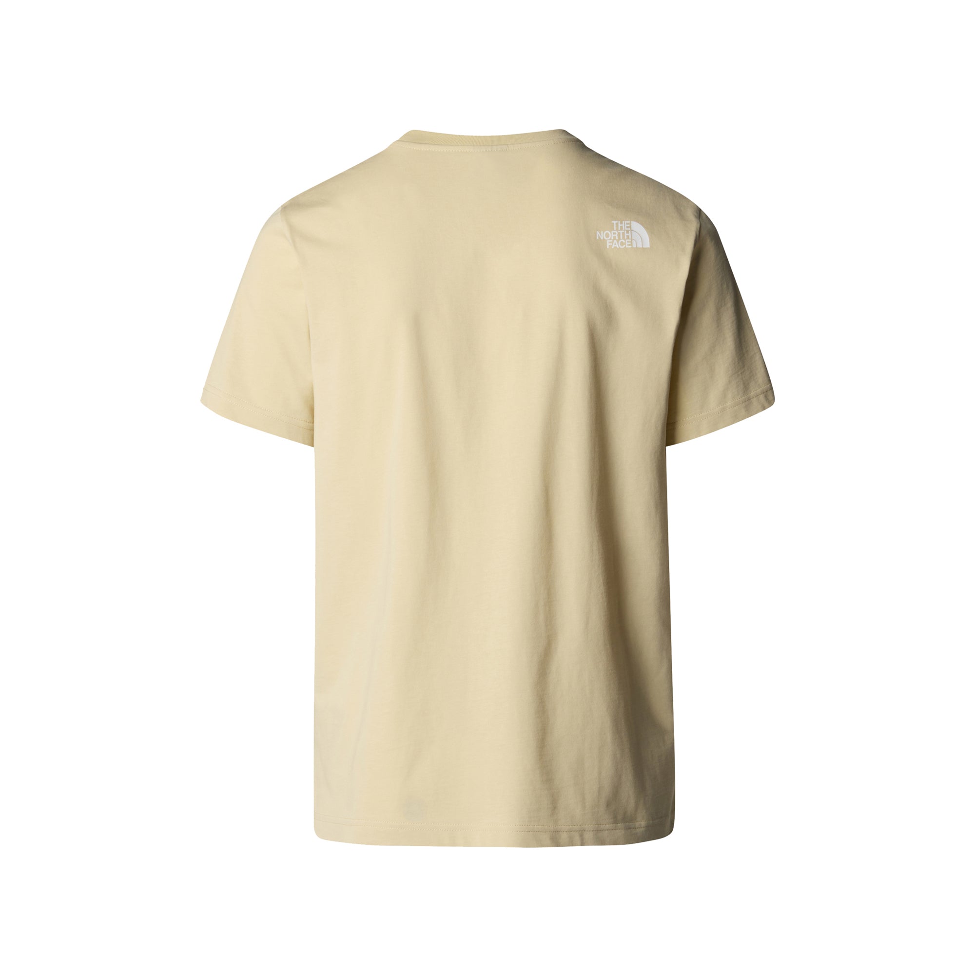 T-shirt Uomo Mountain Line Beige, con stampa frontale