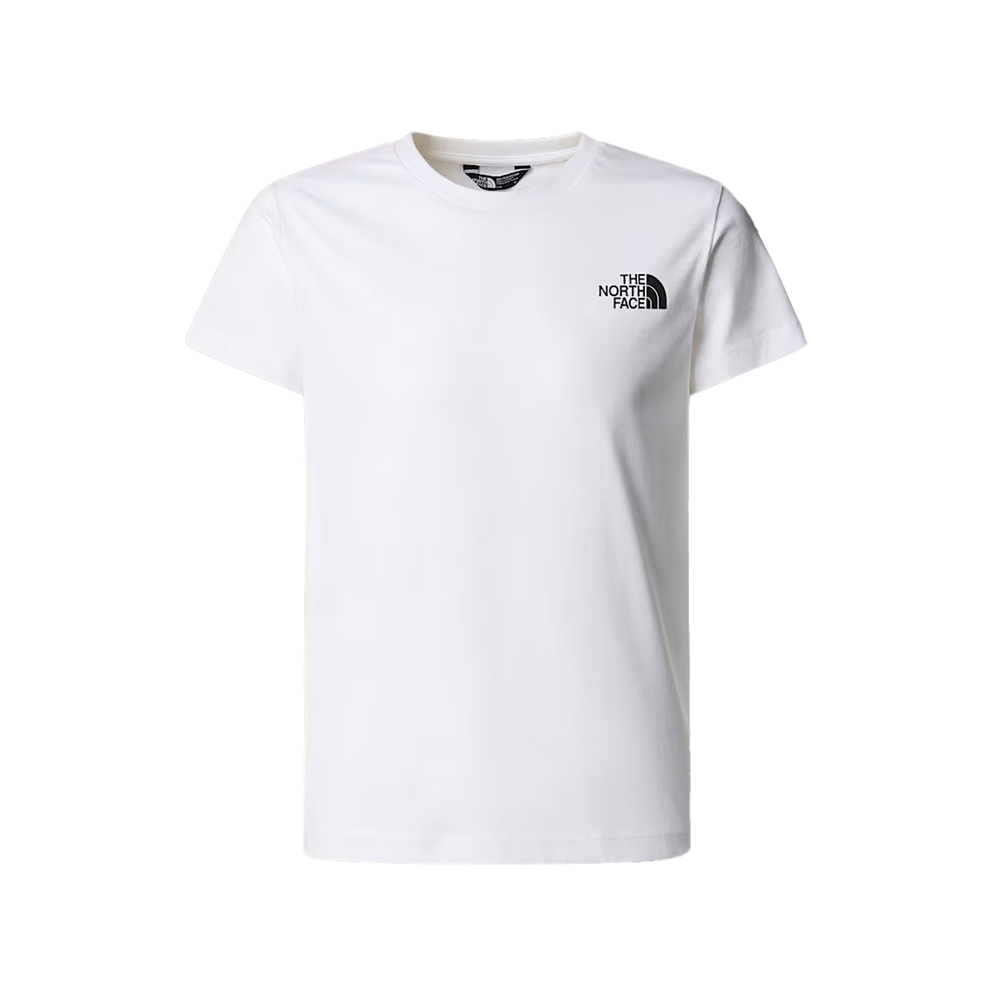 T-shirt Ragazzo in cotone Bianco, con box logo e maniche corte