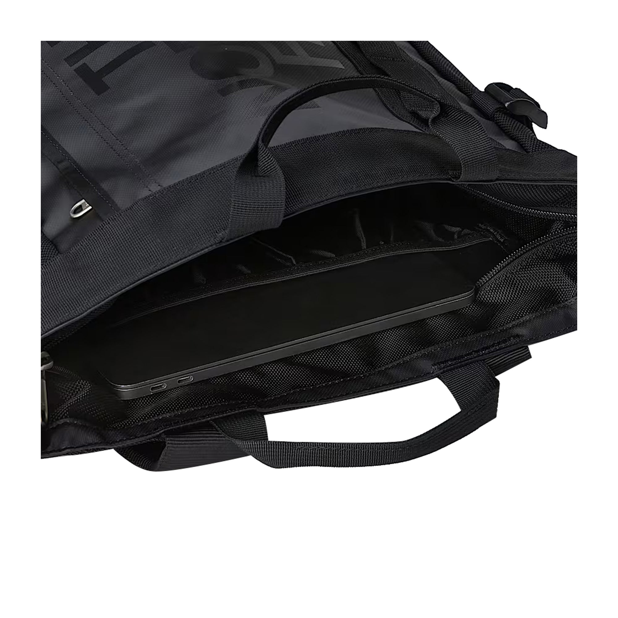Zaino Unisex Base Camp, con manico a spalla e maxi stampa logo in tono colore
