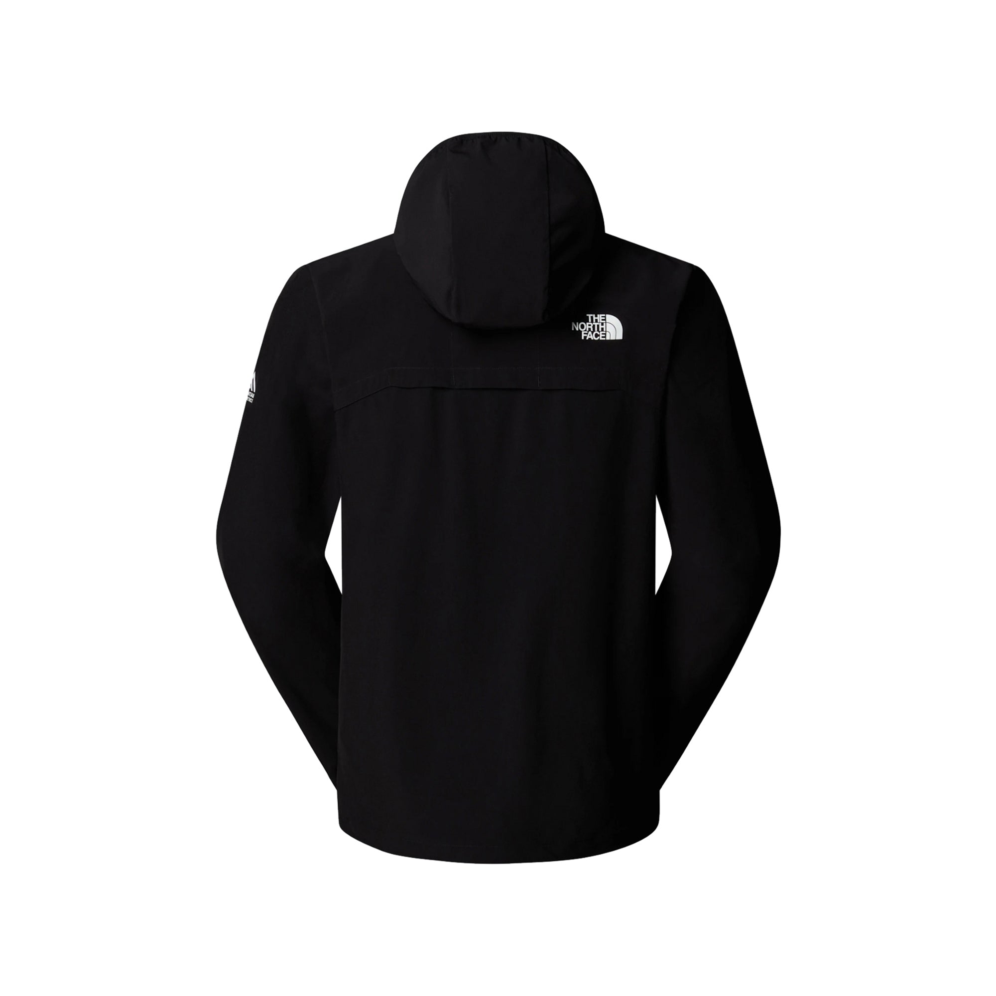 Giacca Uomo Nera traspirante ed antivento, con cappuccio