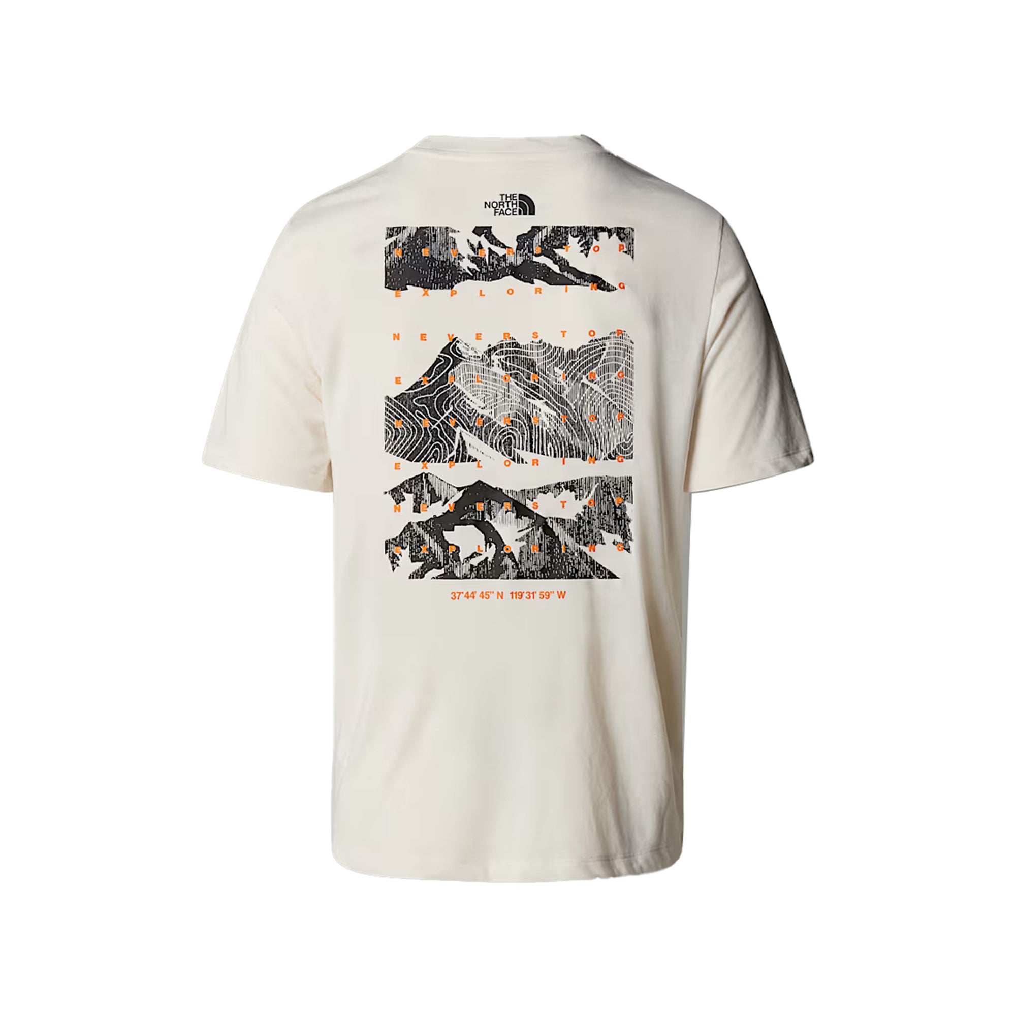 T-shirt Uomo Foundation Mountain con micro logo sul petto