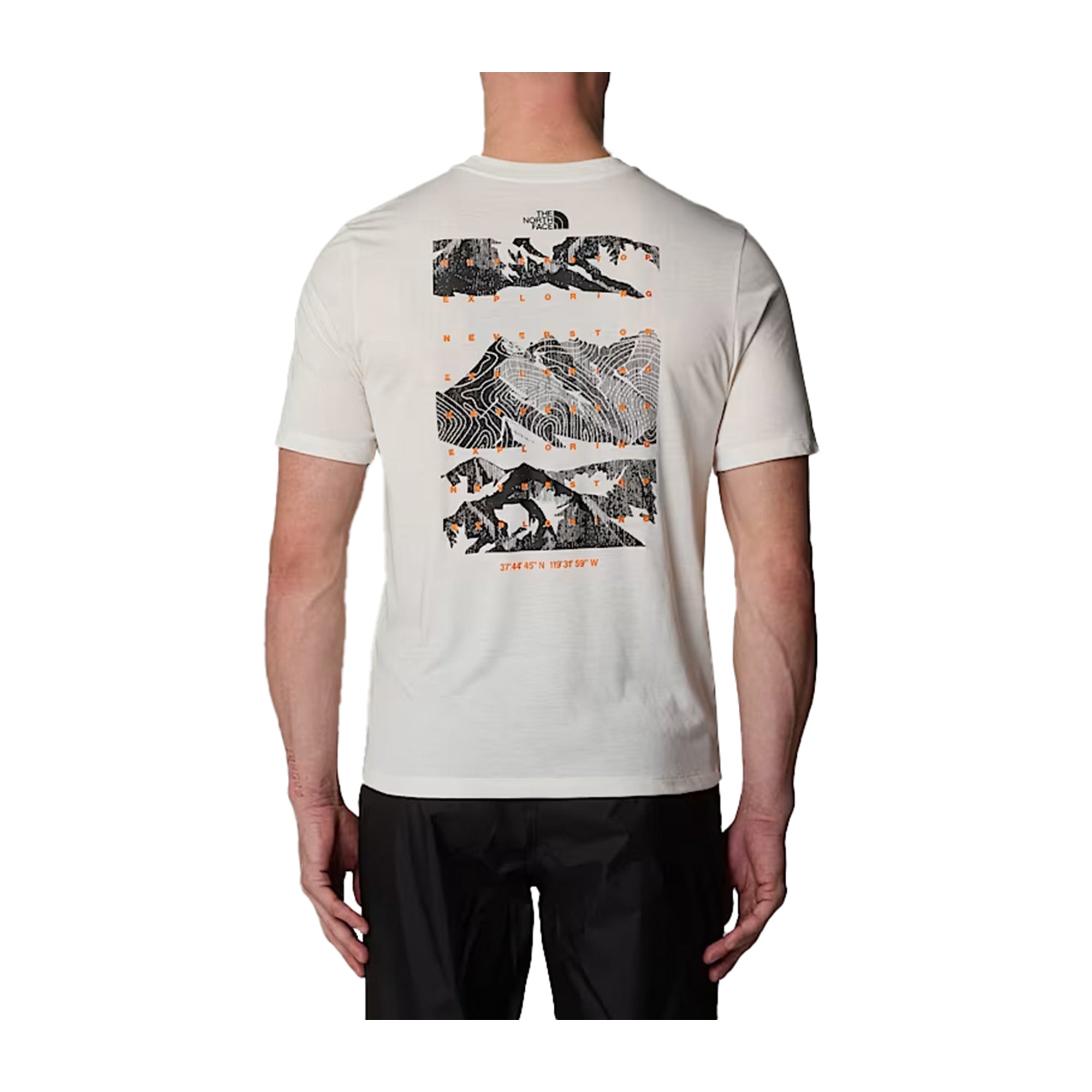 T-shirt Uomo Foundation Mountain con micro logo sul petto