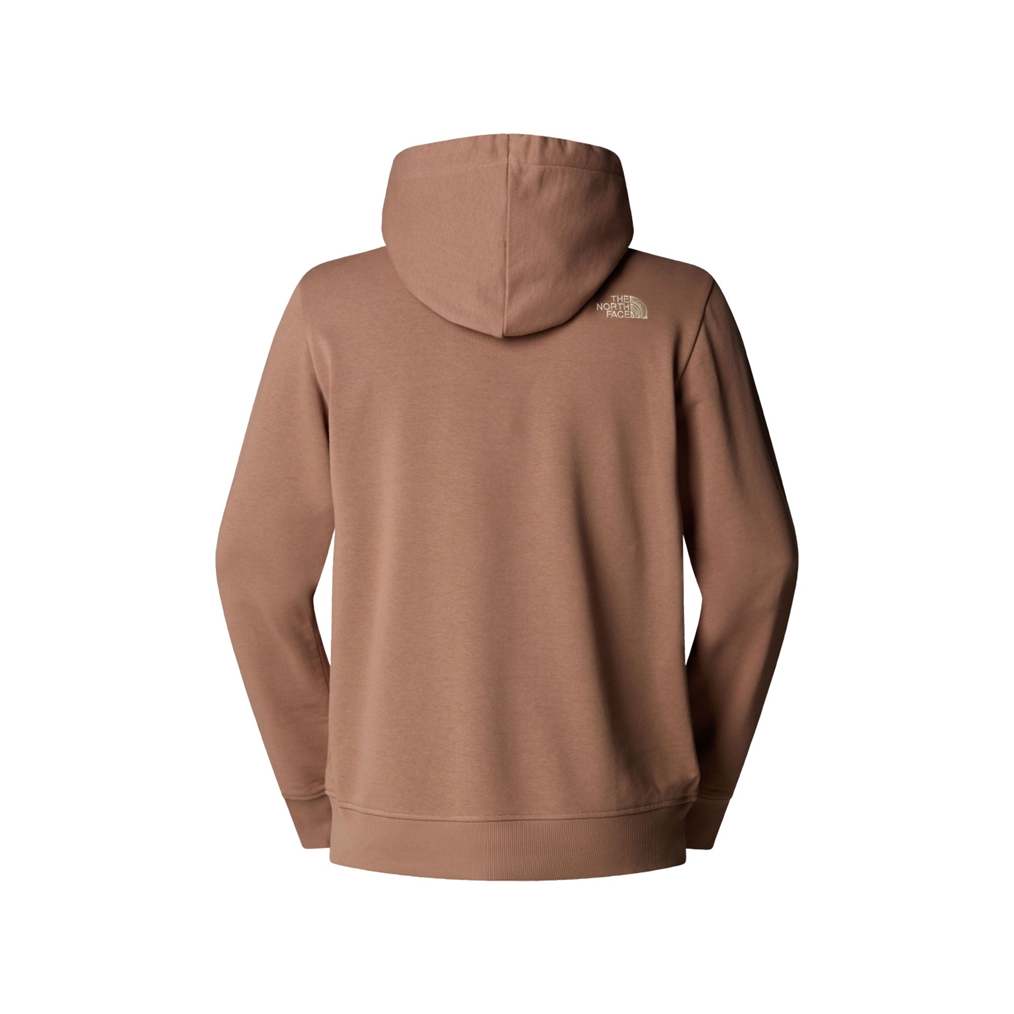 Felpa Uomo Drew Peak Light, Marrone, con ricamo logo e tasca a marsupio