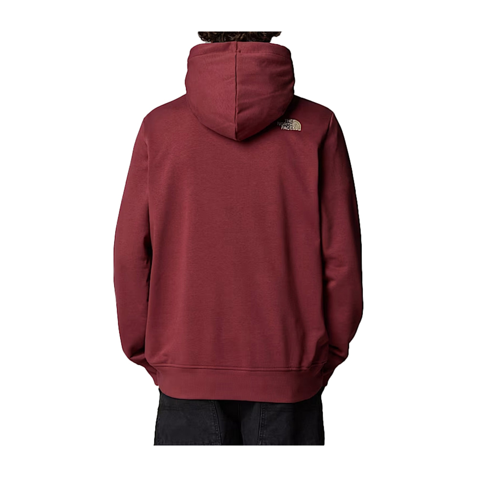 Felpa Uomo Drew Peak Light, con maxi ricamo e tasca a marsupio