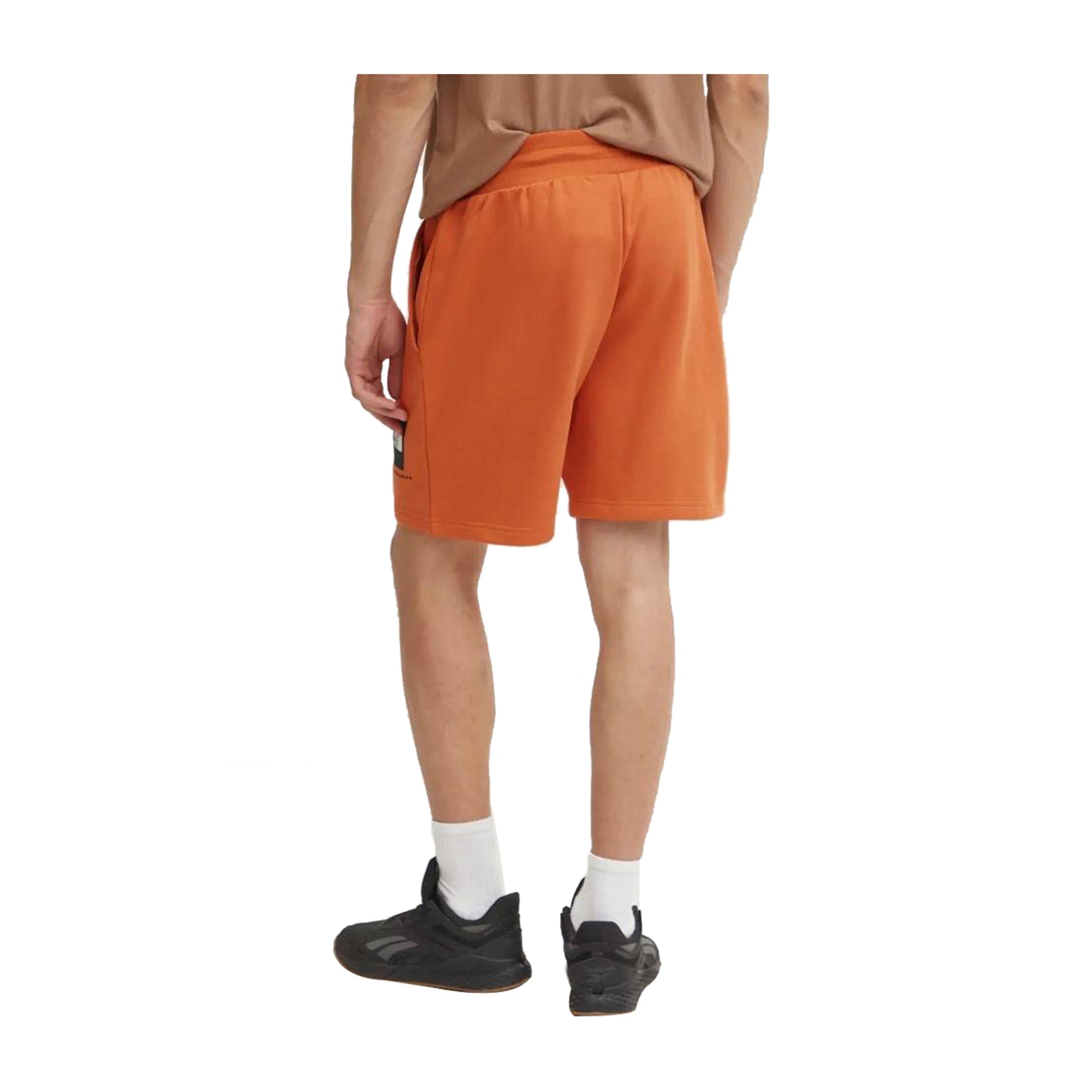 Bermuda Uomo, a tinta unita, con box logo ed elastico in vita