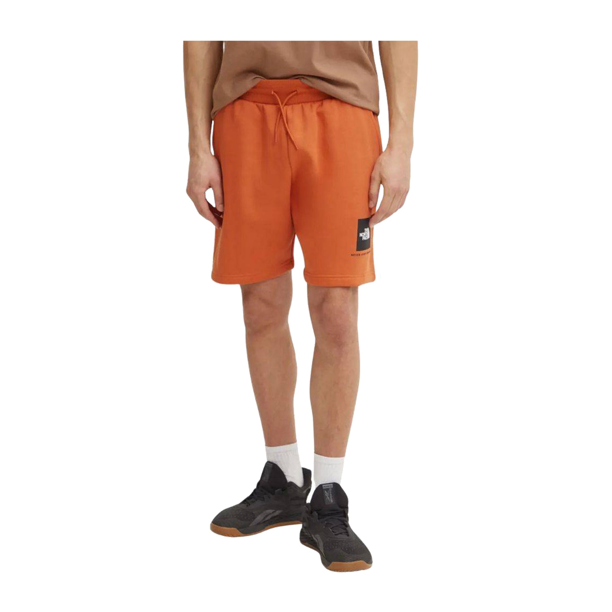 Bermuda Uomo, a tinta unita, con box logo ed elastico in vita