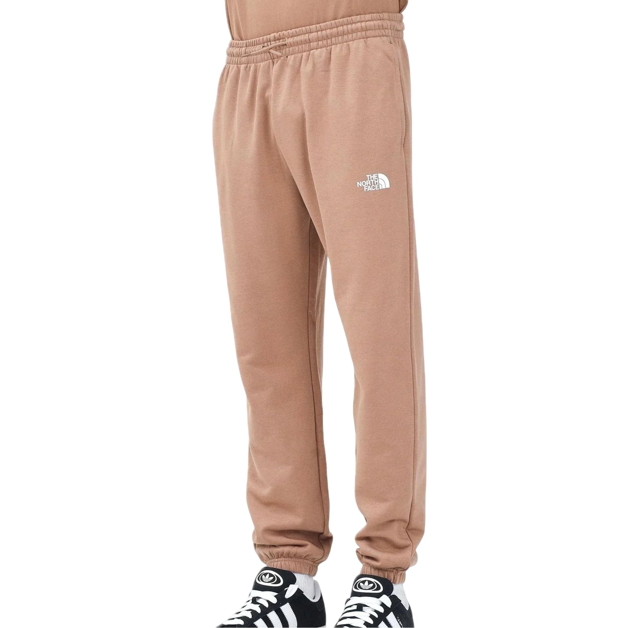 Pantalone Uomo Simple Dome Light Beige modella frontale