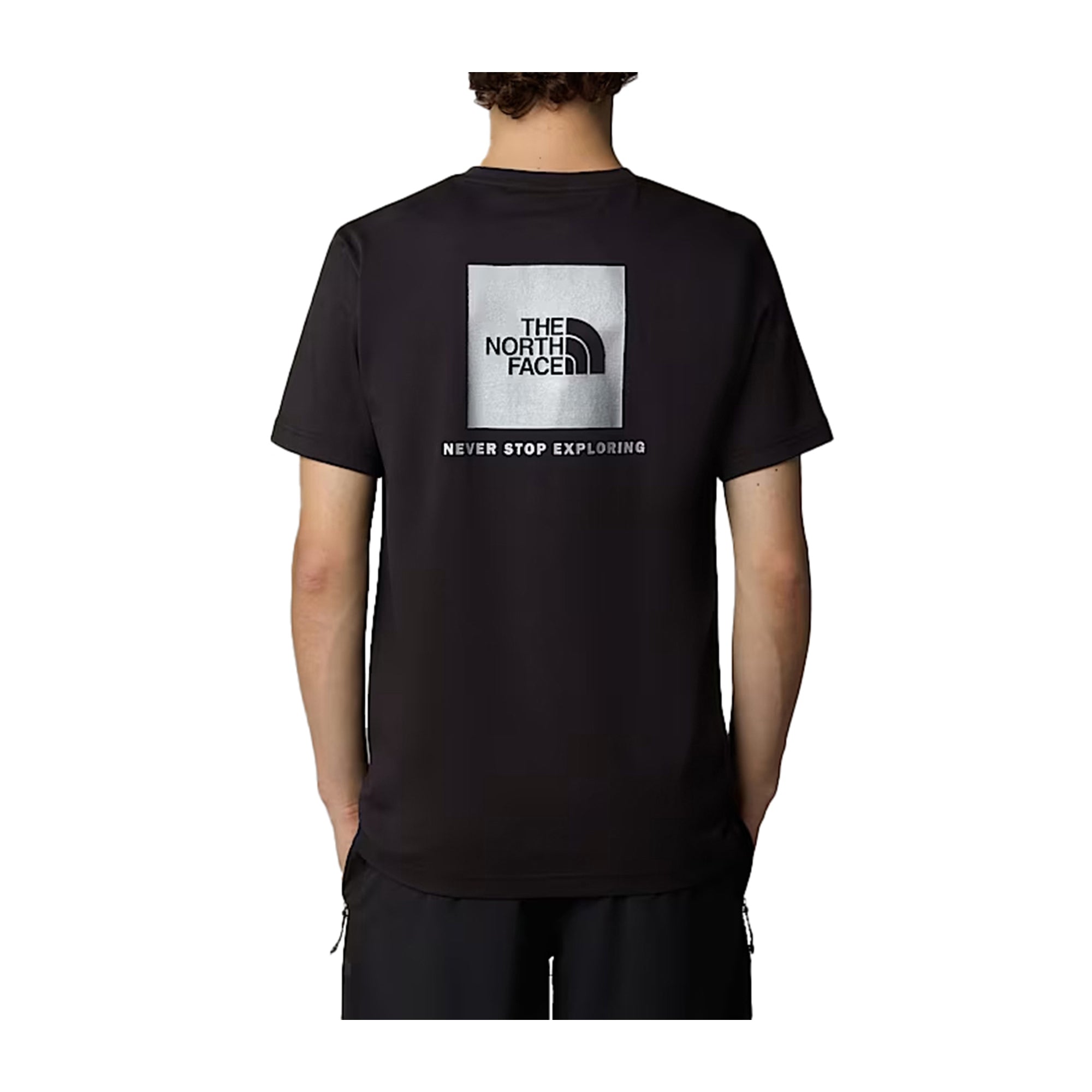 T-shirt Uomo NSE Reflective Box, con logo sul petto