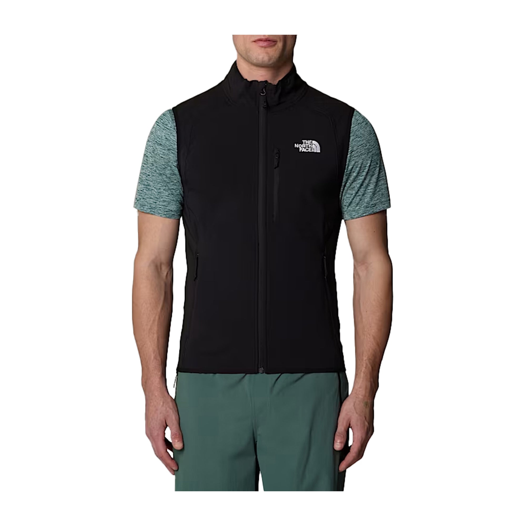 Gilet Uomo idrorepellente, con logo a contrasto e taschino sul petto