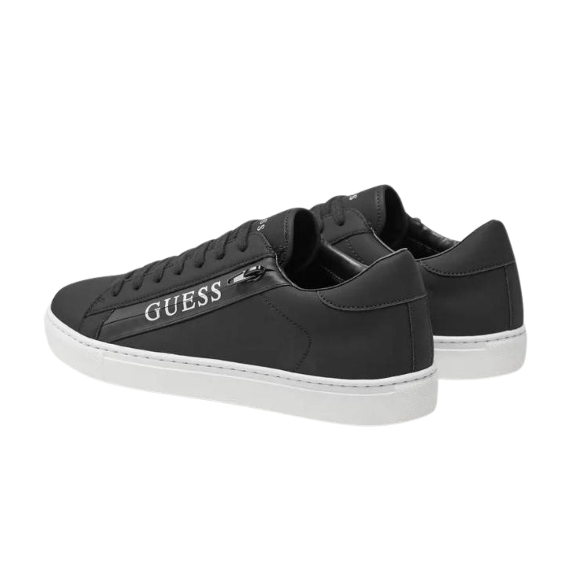 Guess Sneakers Uomo Todi Nero dettaglio zip retro