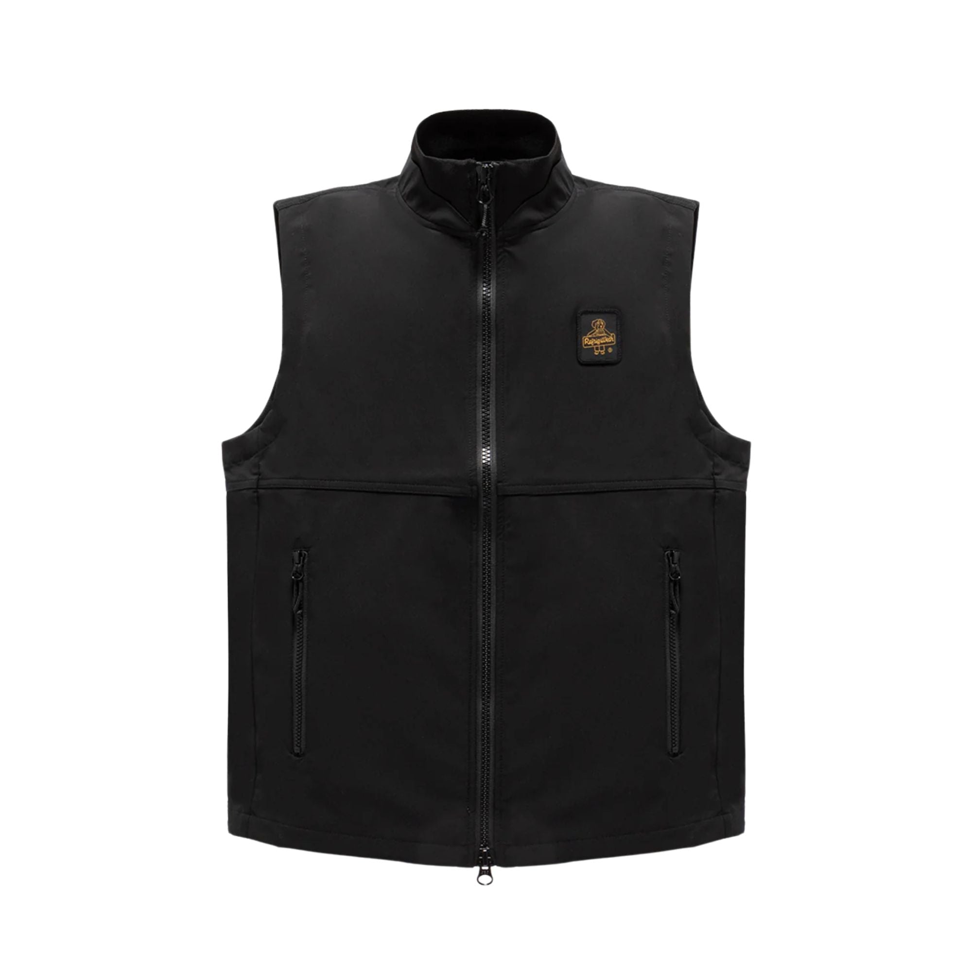 Gilet Uomo con collo alto, con zip ed iconico logo applicato sul petto