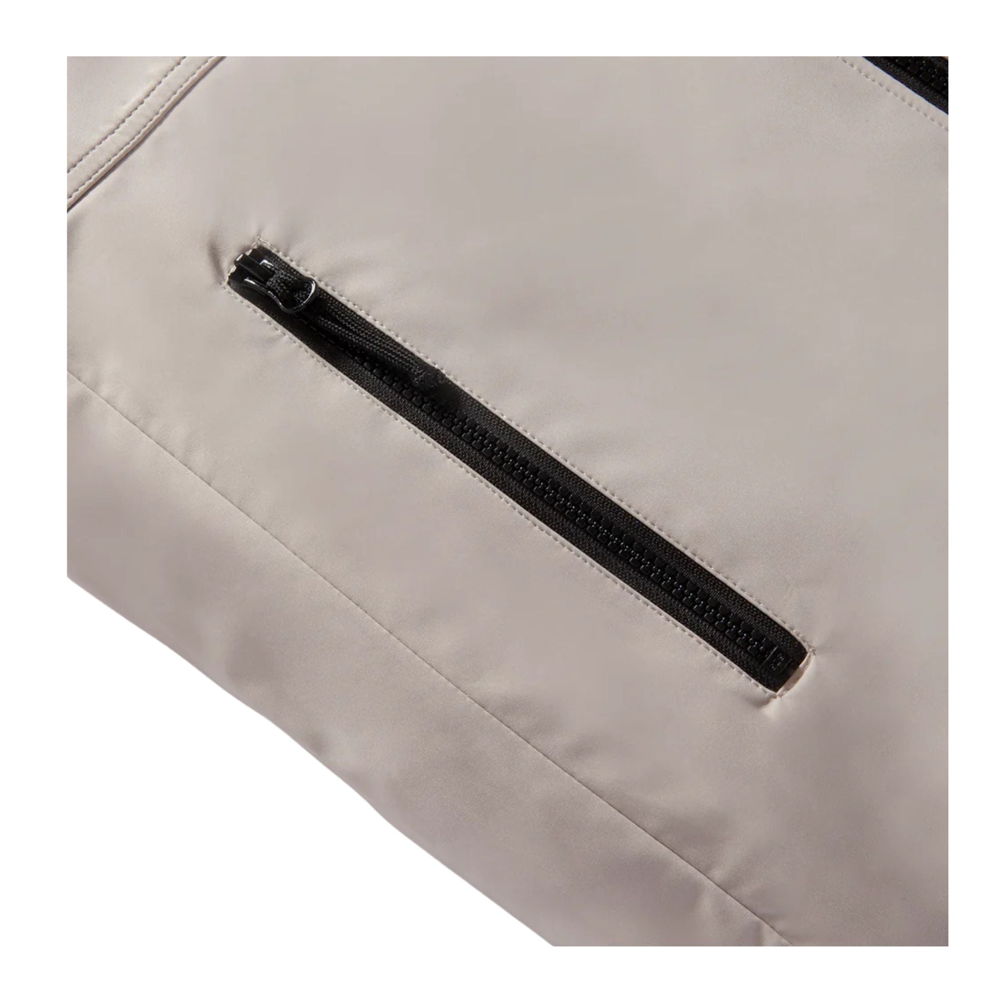 Gilet Uomo Eric Vest opaco Beige dettaglio tasca esterna