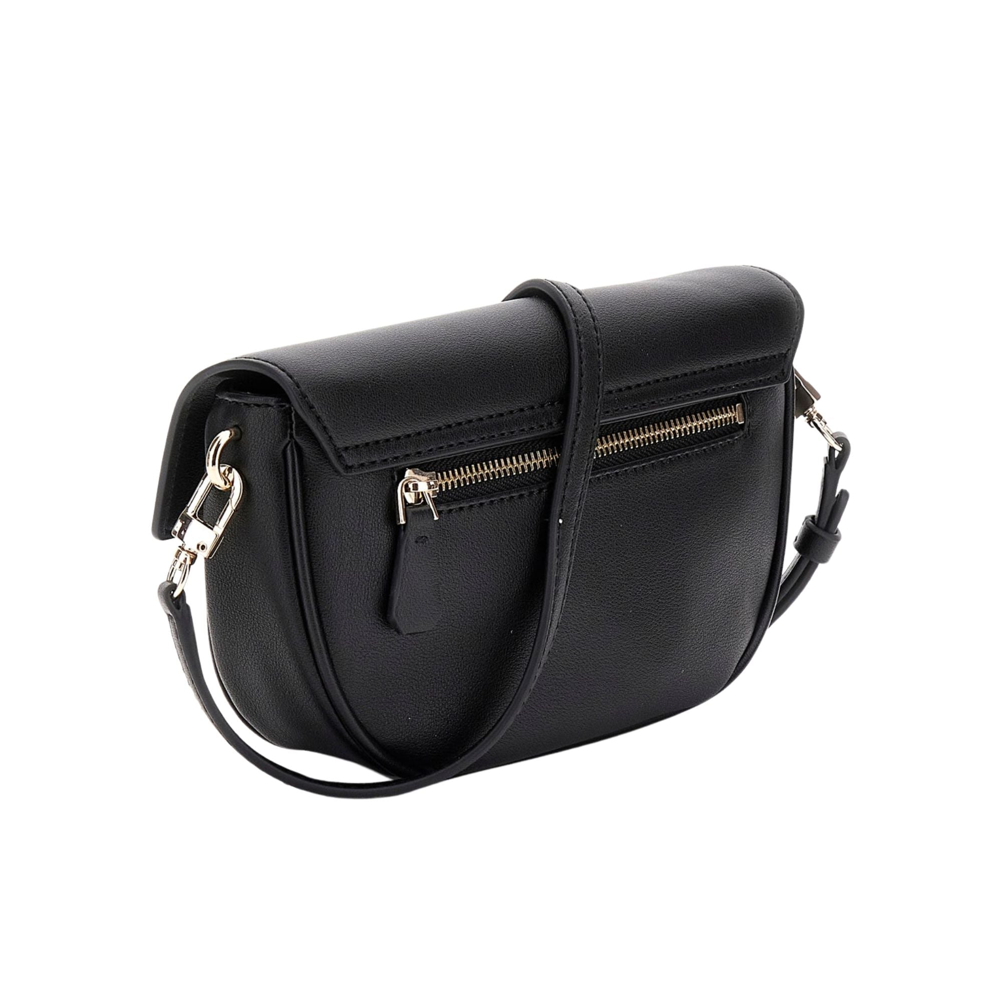 Guess Borsa a tracolla Donna Cerelia Flap Nera retro