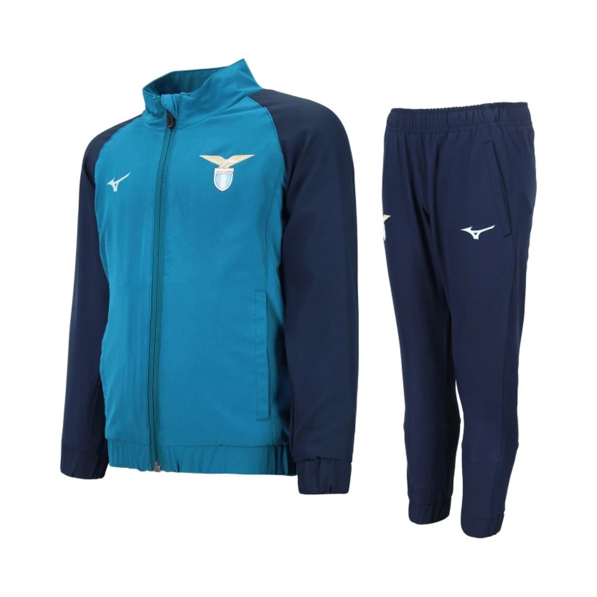 Tuta Uomo ufficiale della S.S. Lazio, con felpa full zip e pantalone con coulisse