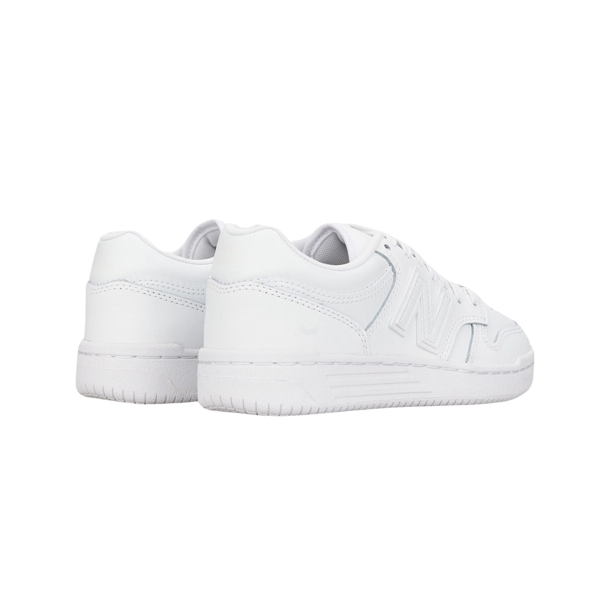 Sneakers Junior con punta tonda traforata e logo in tono colore