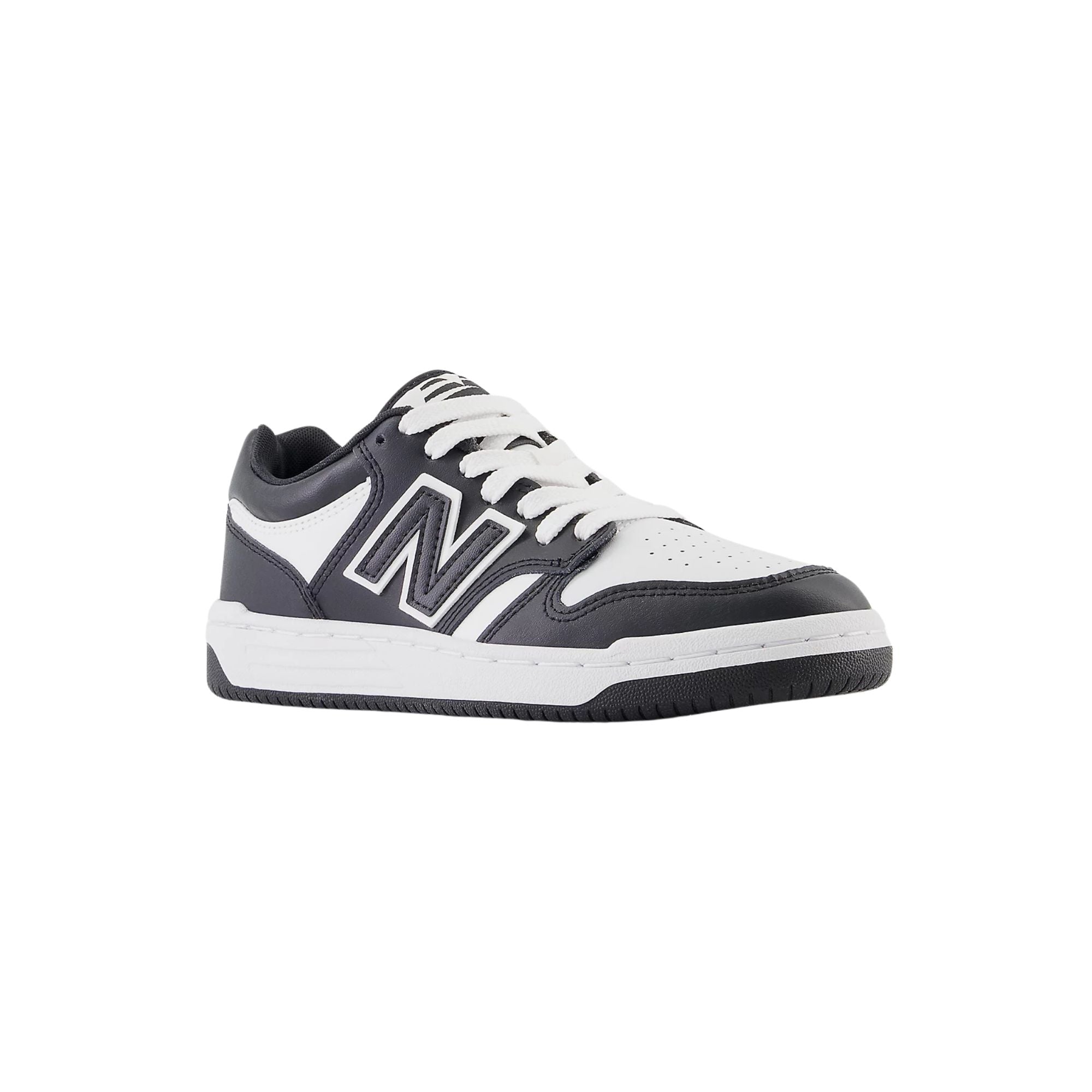 Sneakers Junior 480 Bianco e Nero
