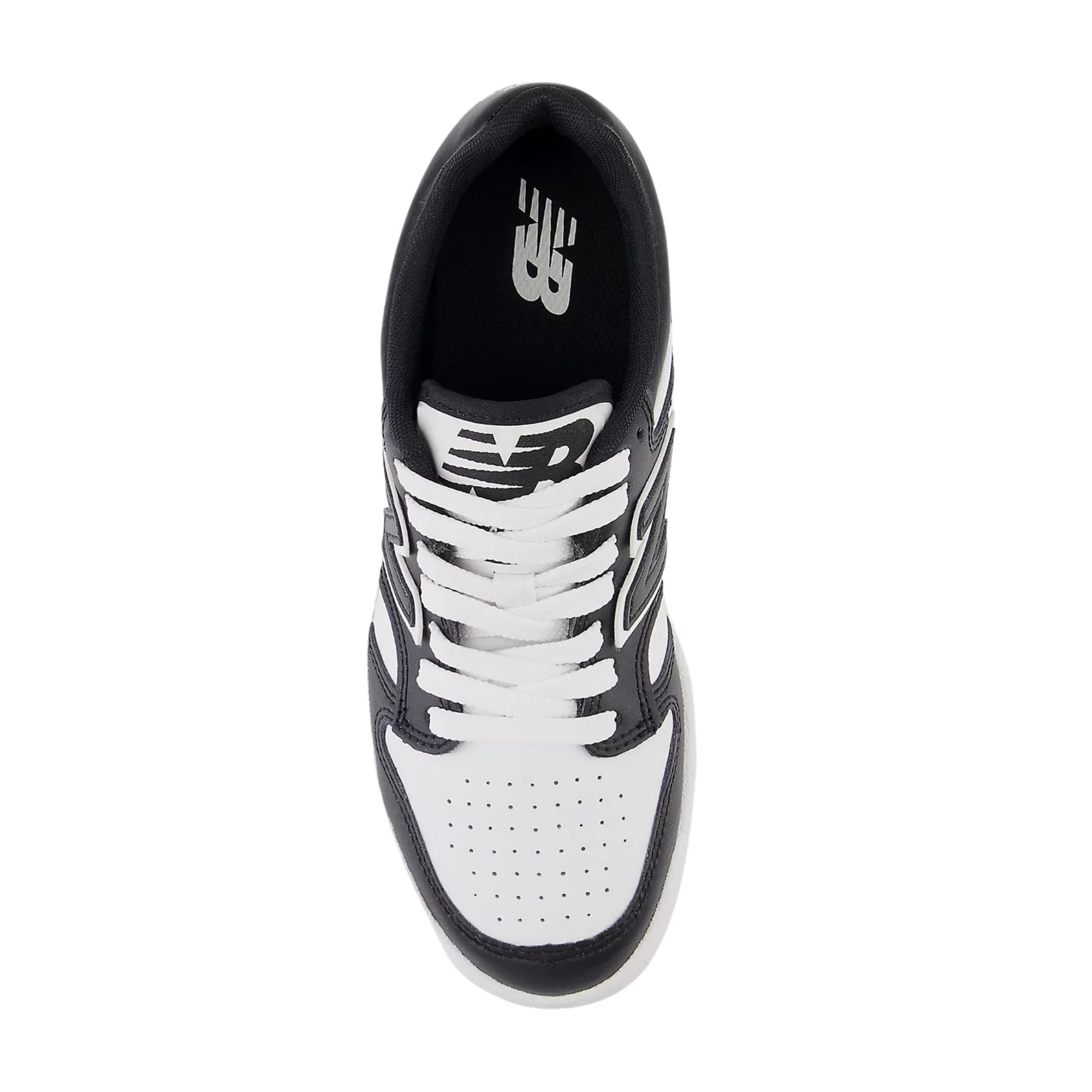 Sneakers Junior 480 Bianco e Nero