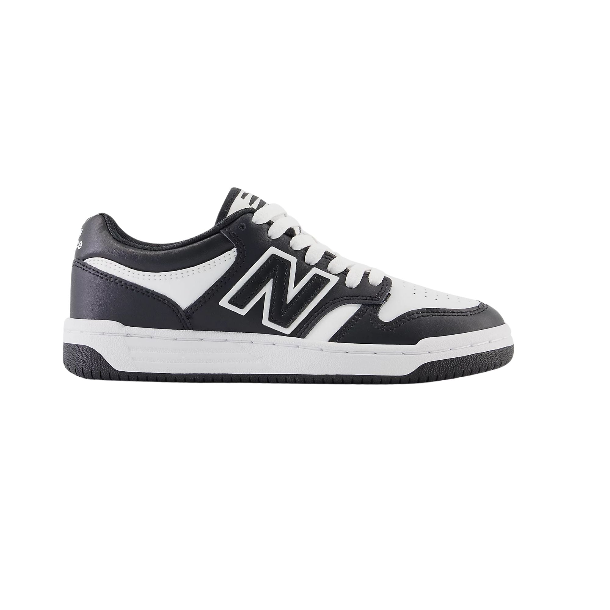 Sneakers Junior 480 Bianco e Nero
