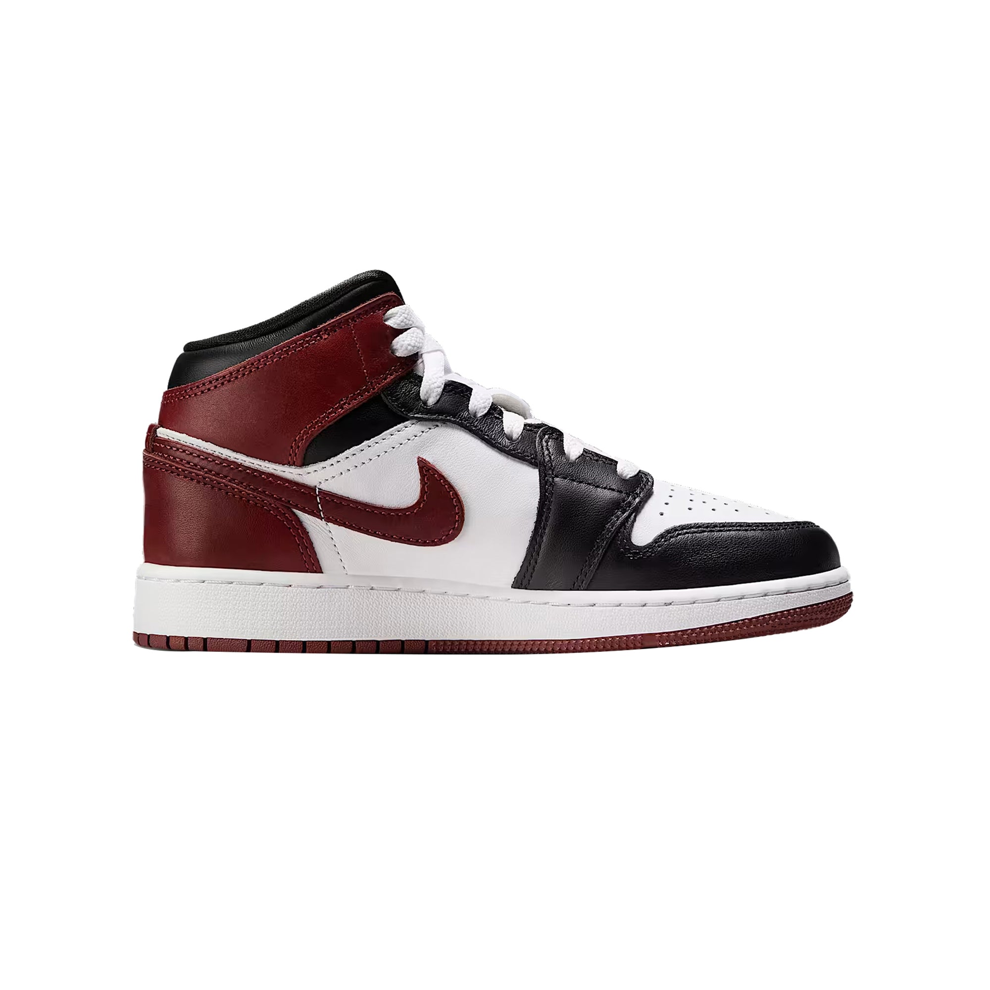 Sneakers Donna Air Jordan 1 Mid, con logo a contrasto laterale e punta traspirant
