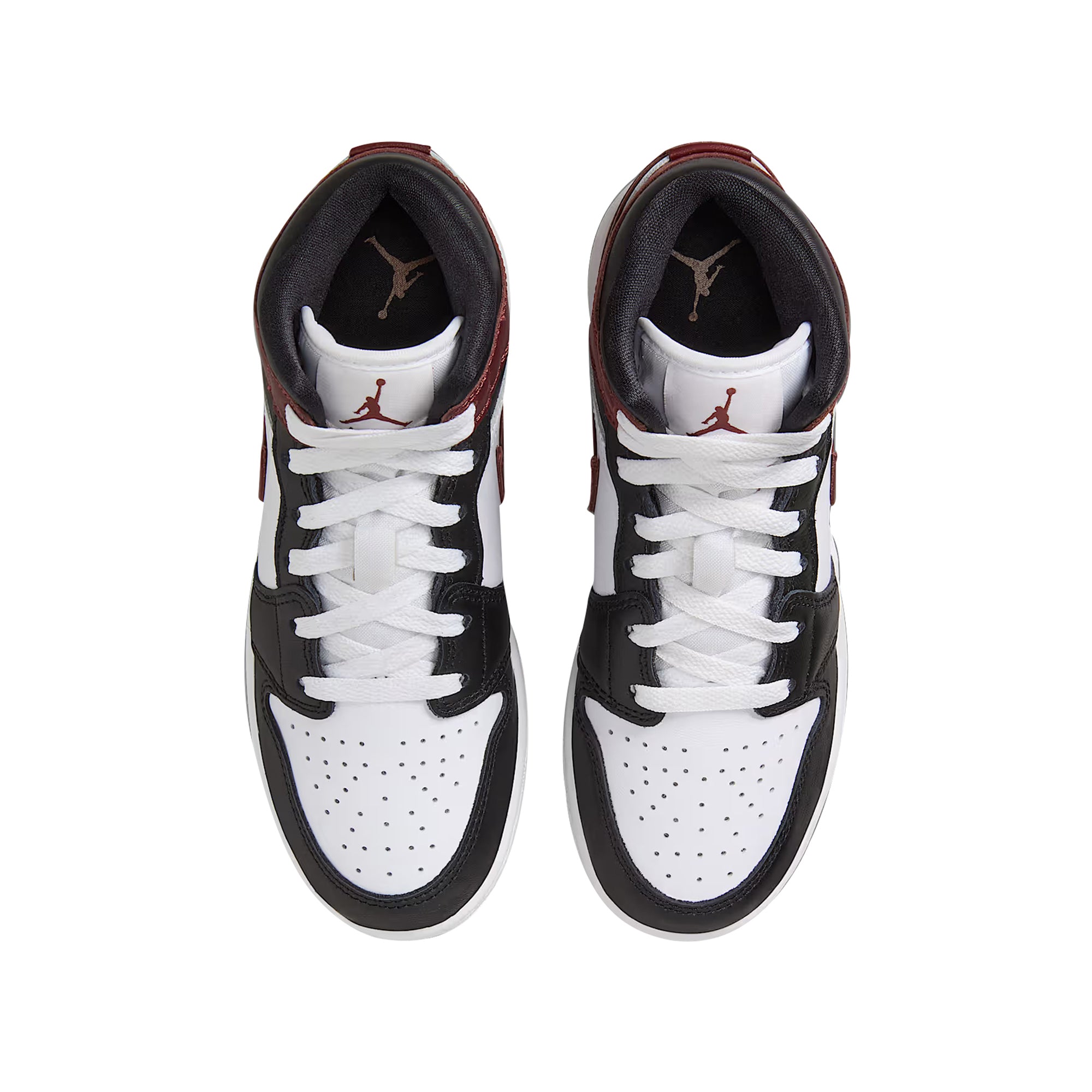 Sneakers Donna Air Jordan 1 Mid, con logo a contrasto laterale e punta traspirant