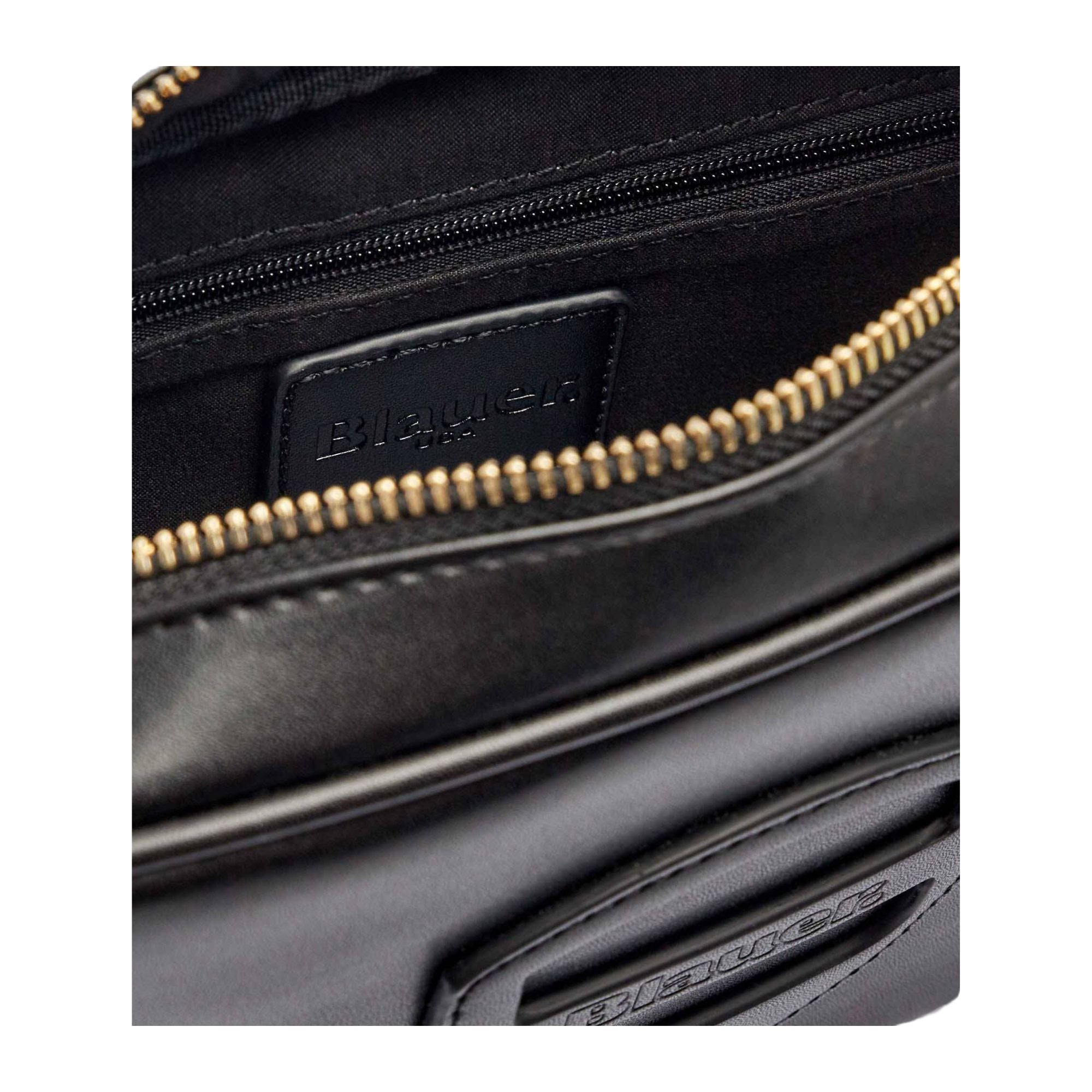 Borsa Donna in similpelle, con logo frontale in tono colore