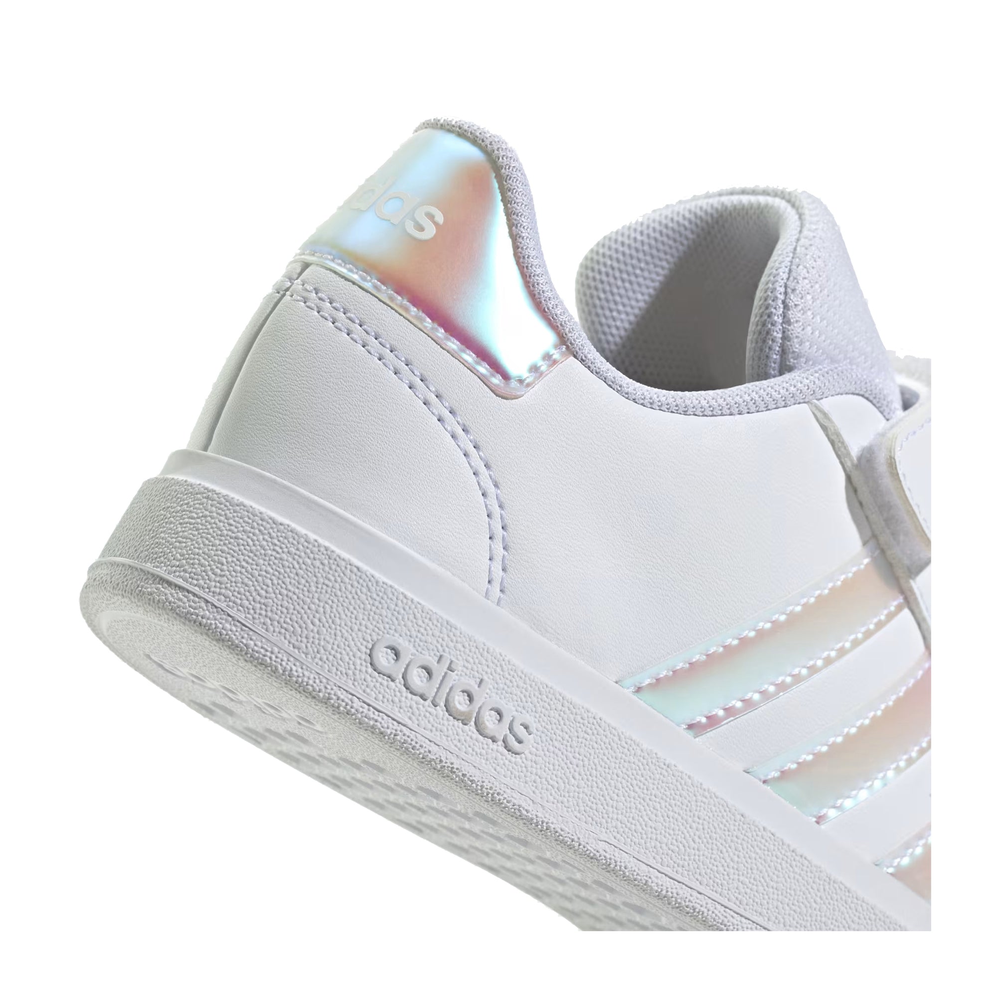 Sneakers Junior Grand Court 2.0 con lacci e strappo