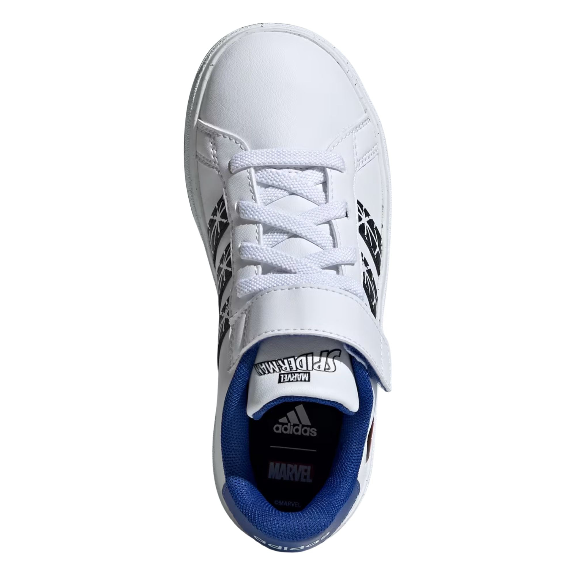 Sneakers Junior con stampa Spider Man, con velcro e lacci frontali