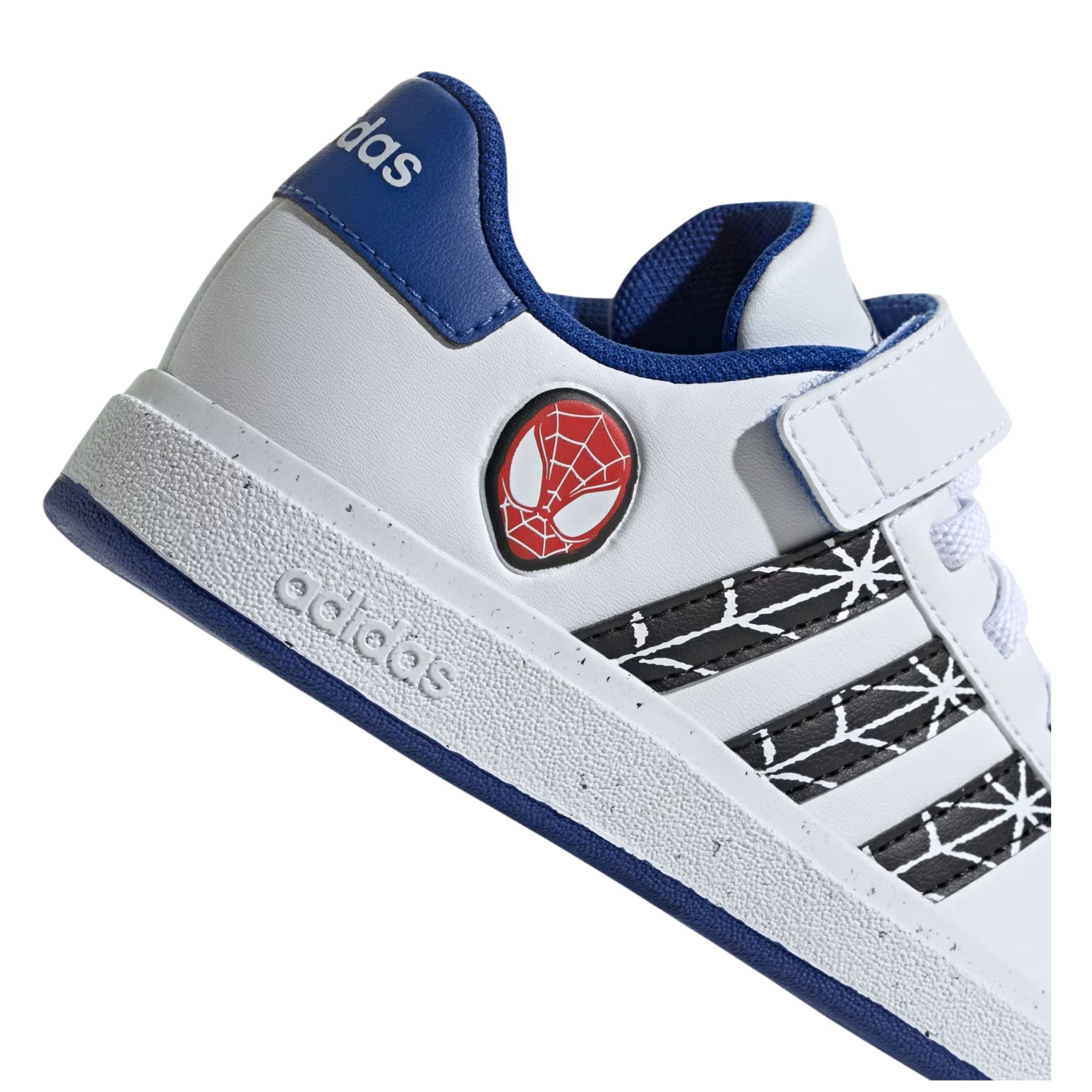 Sneakers Junior con stampa Spider Man, con velcro e lacci frontali