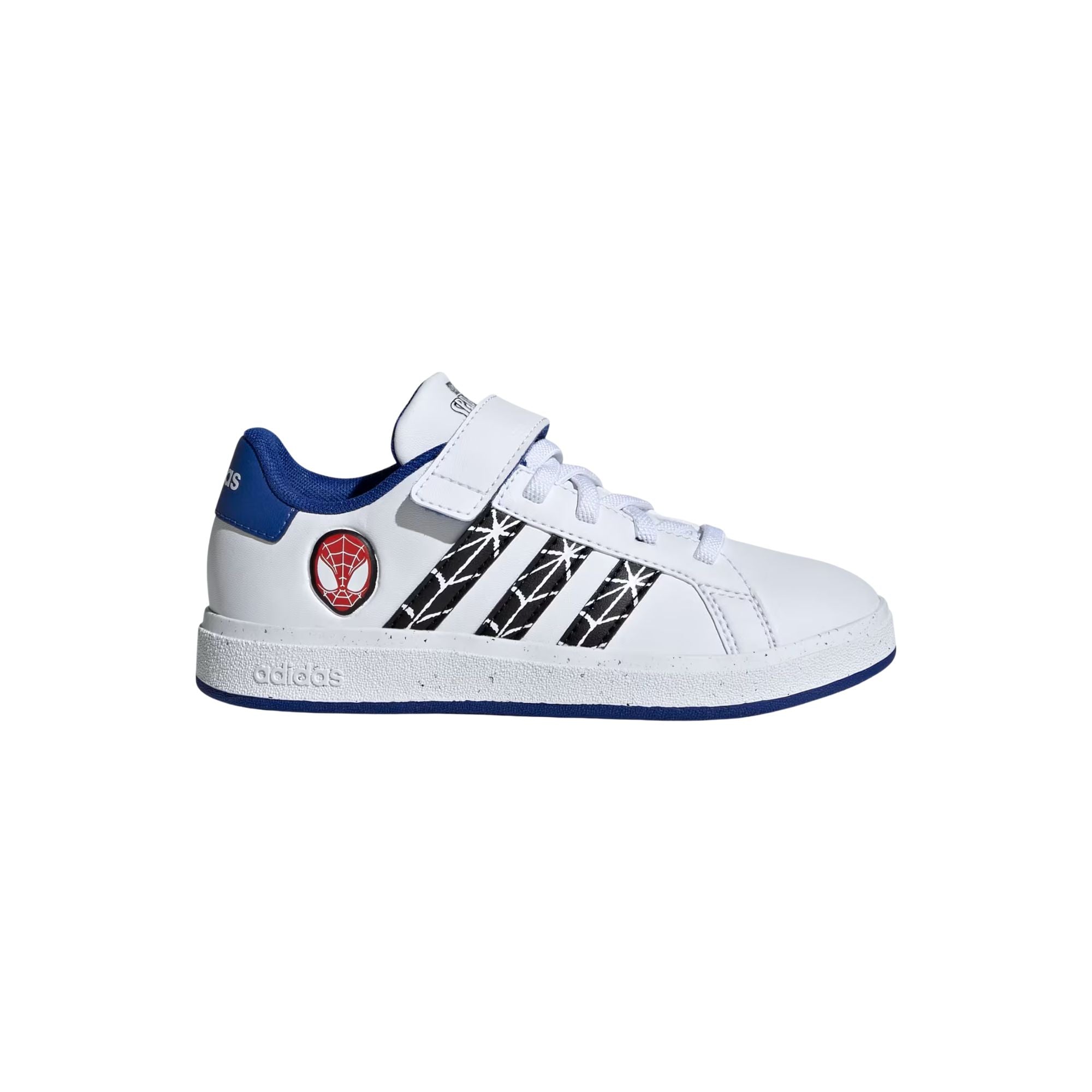 Sneakers Junior con stampa Spider Man, con velcro e lacci frontali