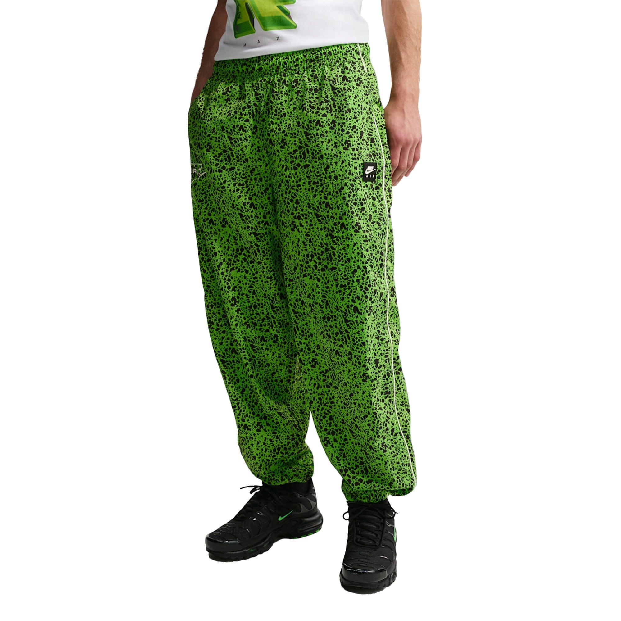 Pantalone stampato Uomo in tessuto taffetà