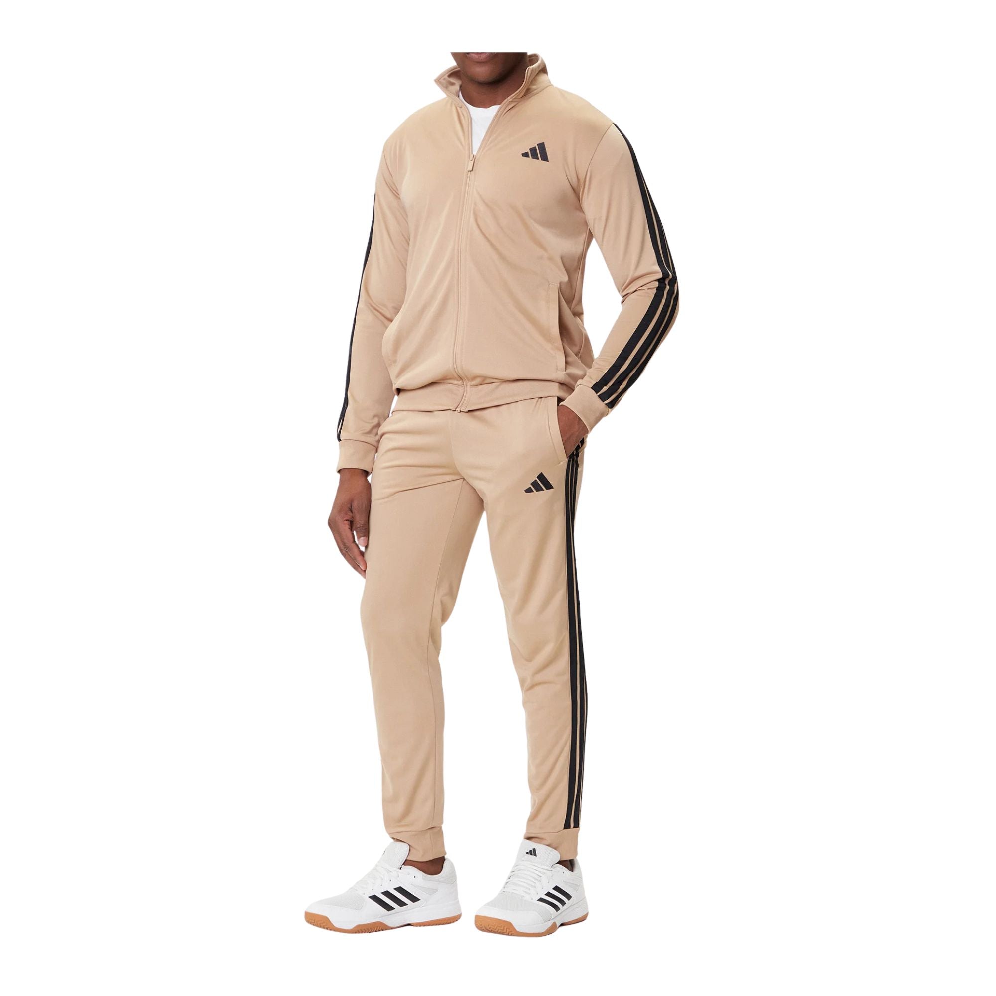 Tuta Uomo acetata Basic 3-Stripes Adidas Noi Sport