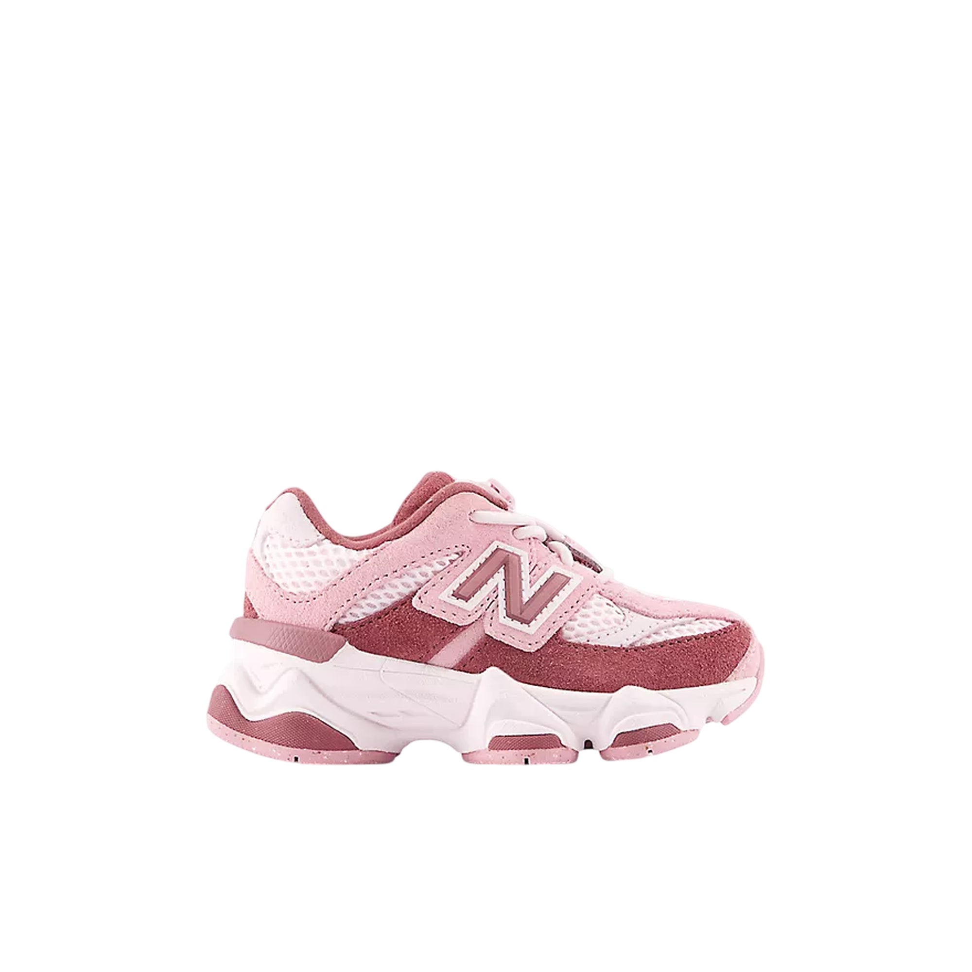 Sneakers Bambino Rosa/Bordeaux con tomaia in mesh