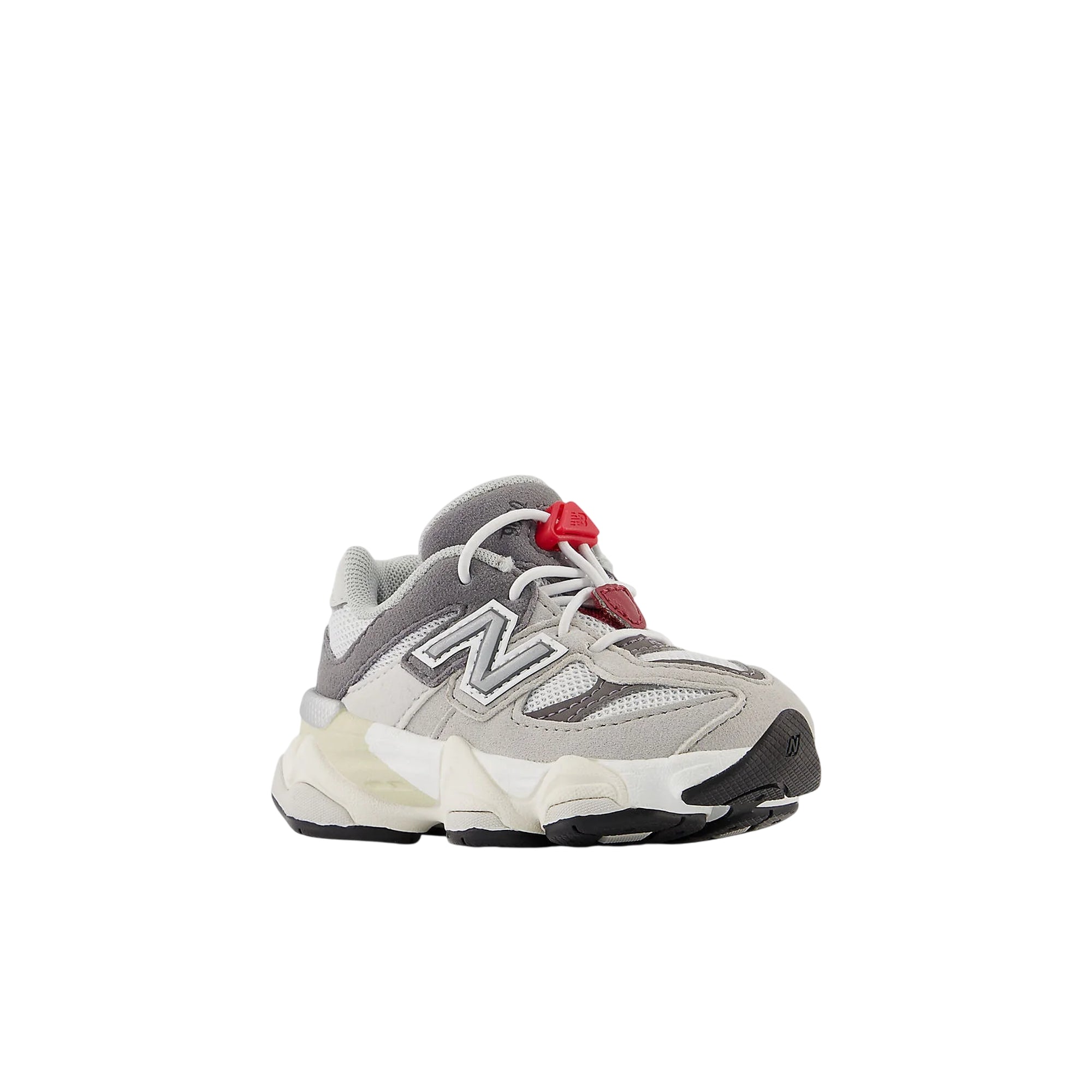 Sneakers Bambino 9060 con tomaia in camoscio Grigia